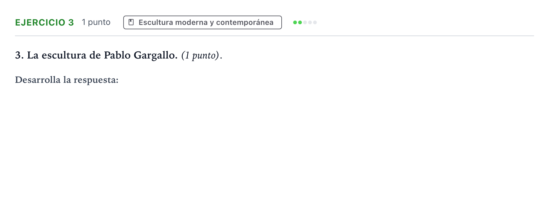 Enunciado: Problema 3 · Fundamentos Artísticos PAU Aragón Ordinaria (Fundamentos del Arte II) 2024