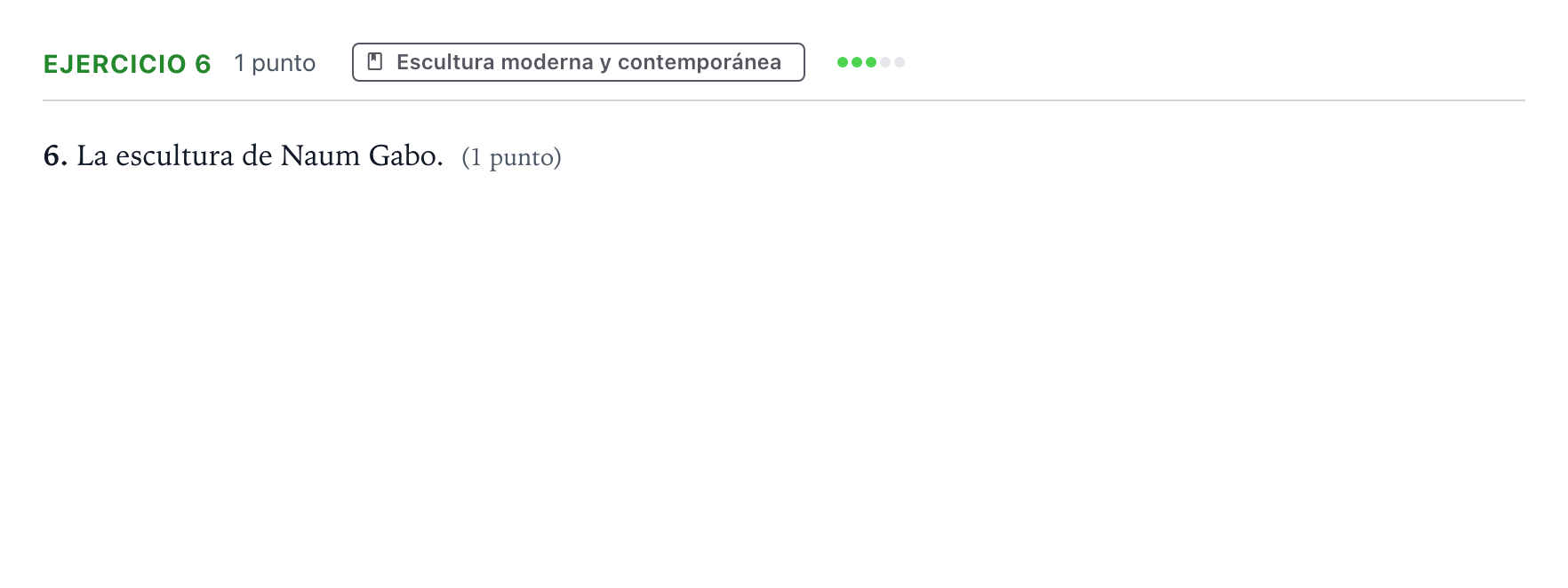 Enunciado: Problema 6 · Fundamentos Artísticos PAU Aragón Ordinaria (Fundamentos del Arte II) 2024