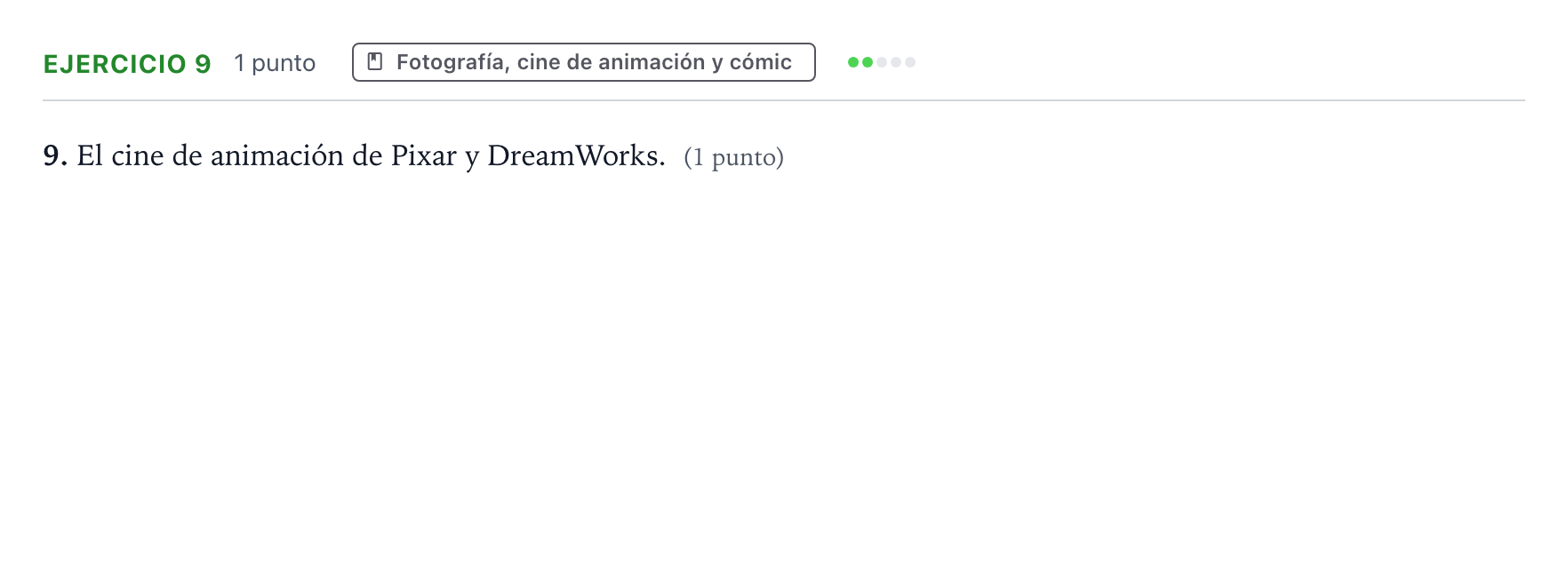 Enunciado: Problema 9 · Fundamentos Artísticos PAU Aragón Ordinaria (Fundamentos del Arte II) 2024