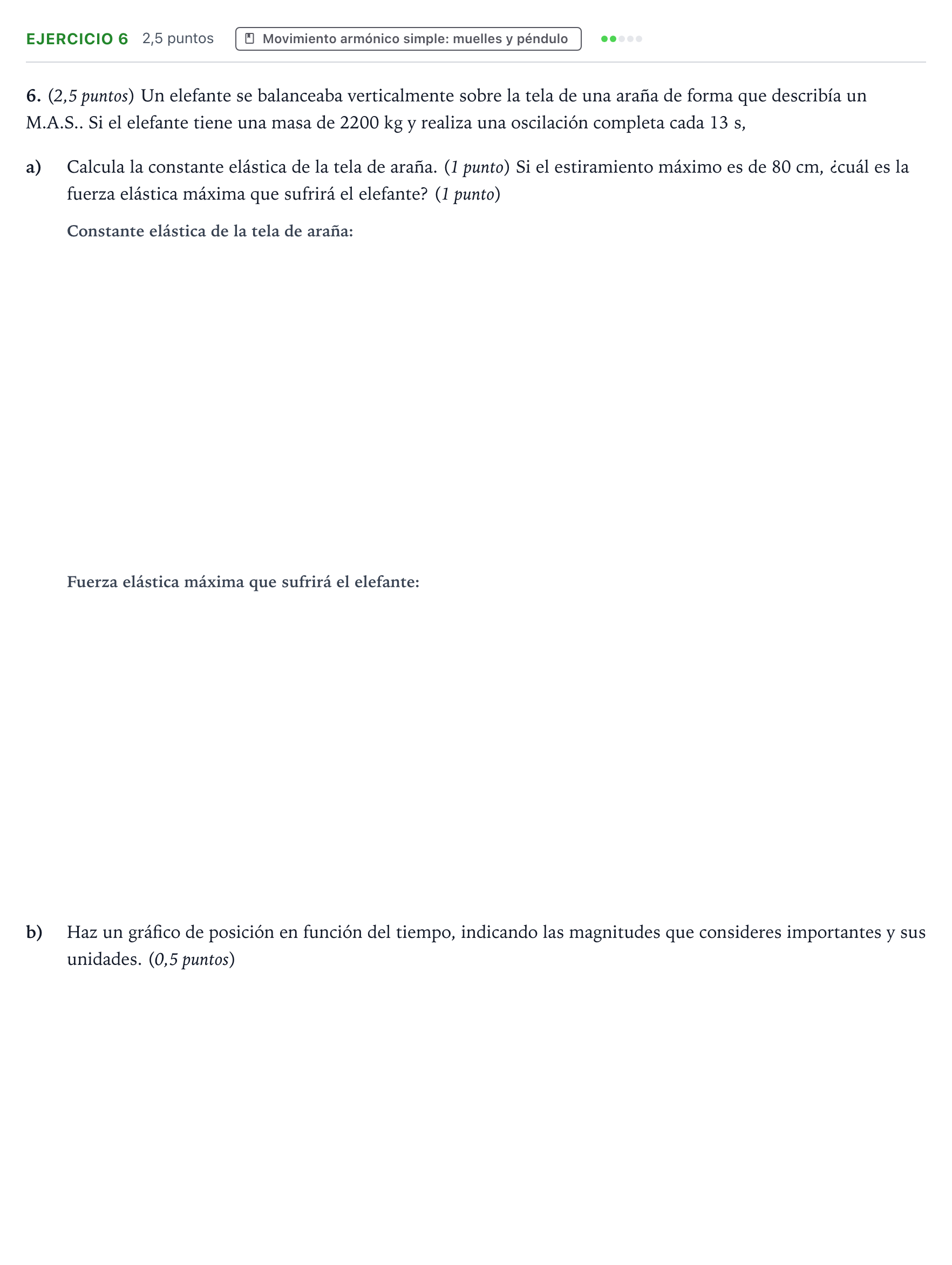 Enunciado: Problema 6 · Física PAU Aragón Ordinaria 2024