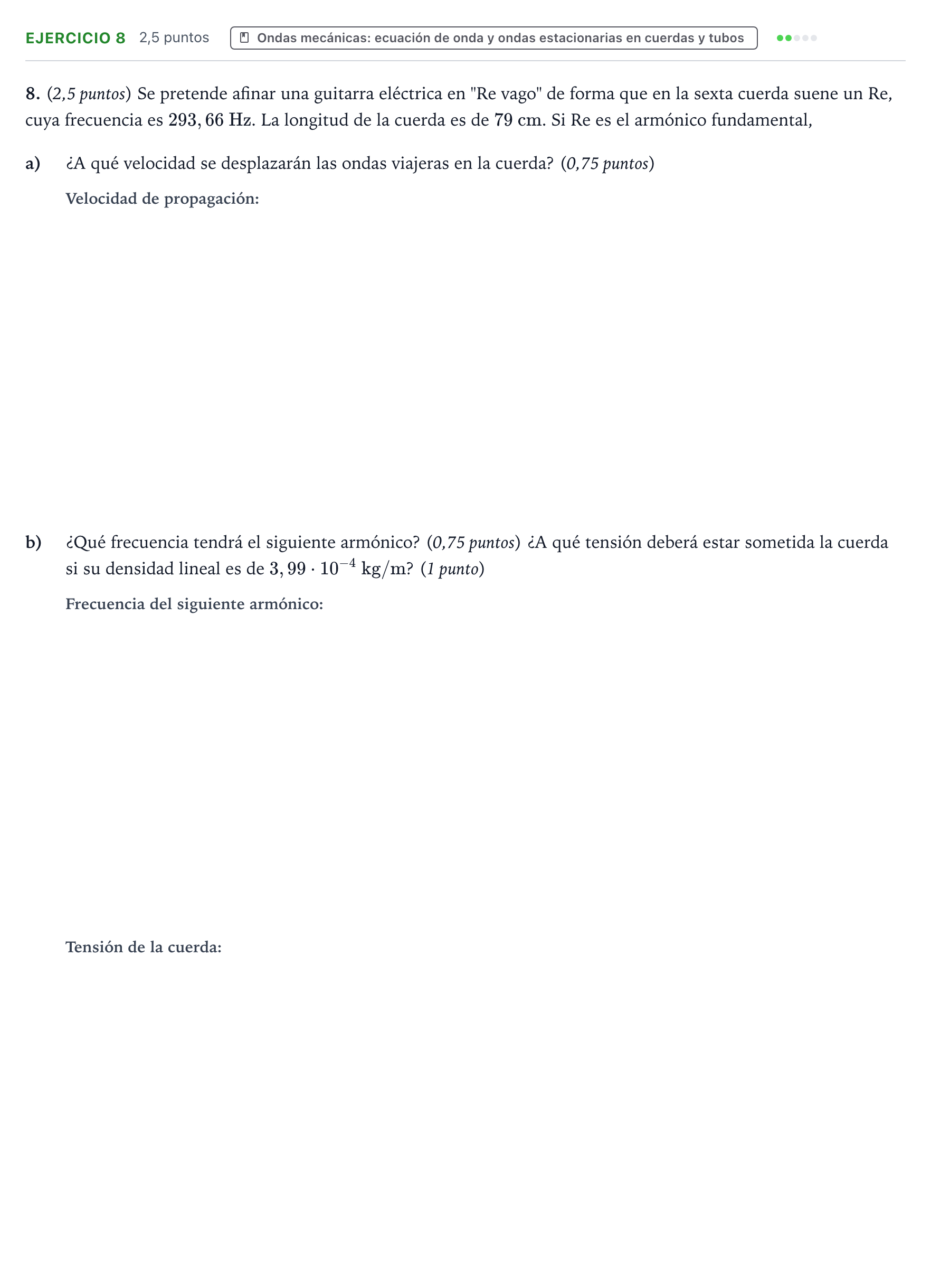 Enunciado: Problema 8 · Física PAU Aragón Ordinaria 2024