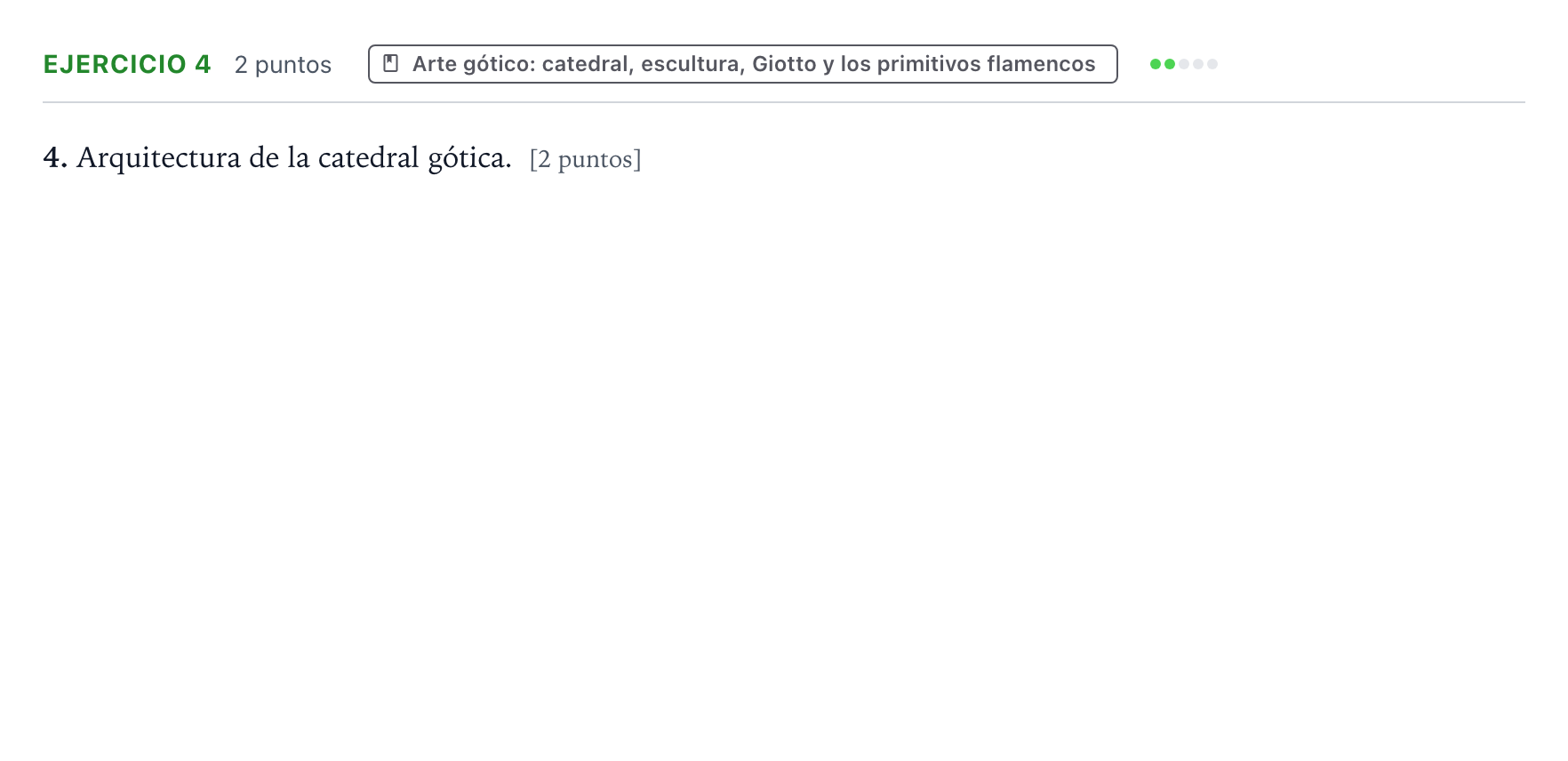 Enunciado: Problema 4 · Historia del Arte PAU Aragón Ordinaria 2024
