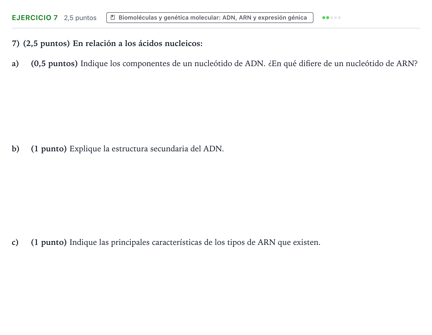 Enunciado: Problema 7 · Ciencias Generales PAU Aragón Extraordinaria 2024
