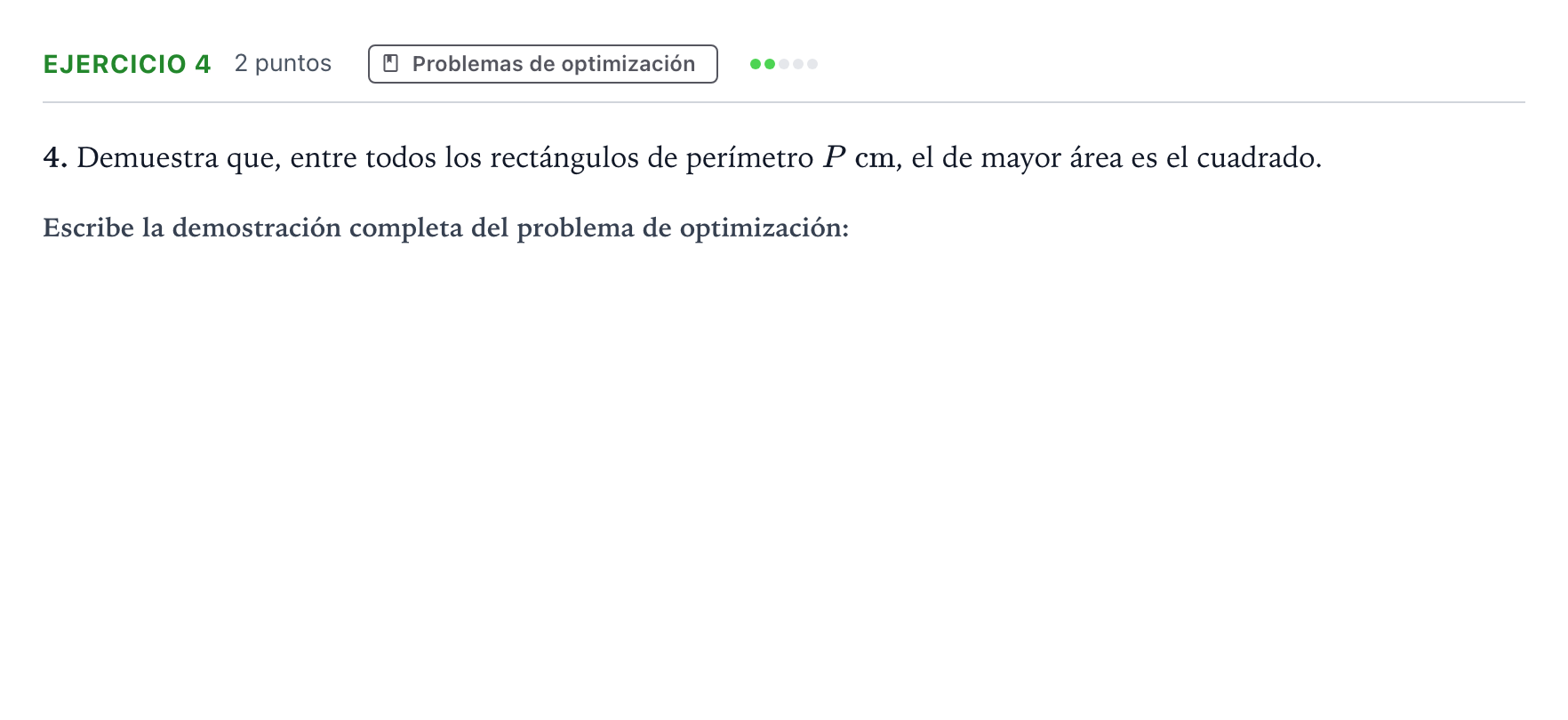 Enunciado: Problema 4 · Matemáticas II PAU Aragón Ordinaria 2024