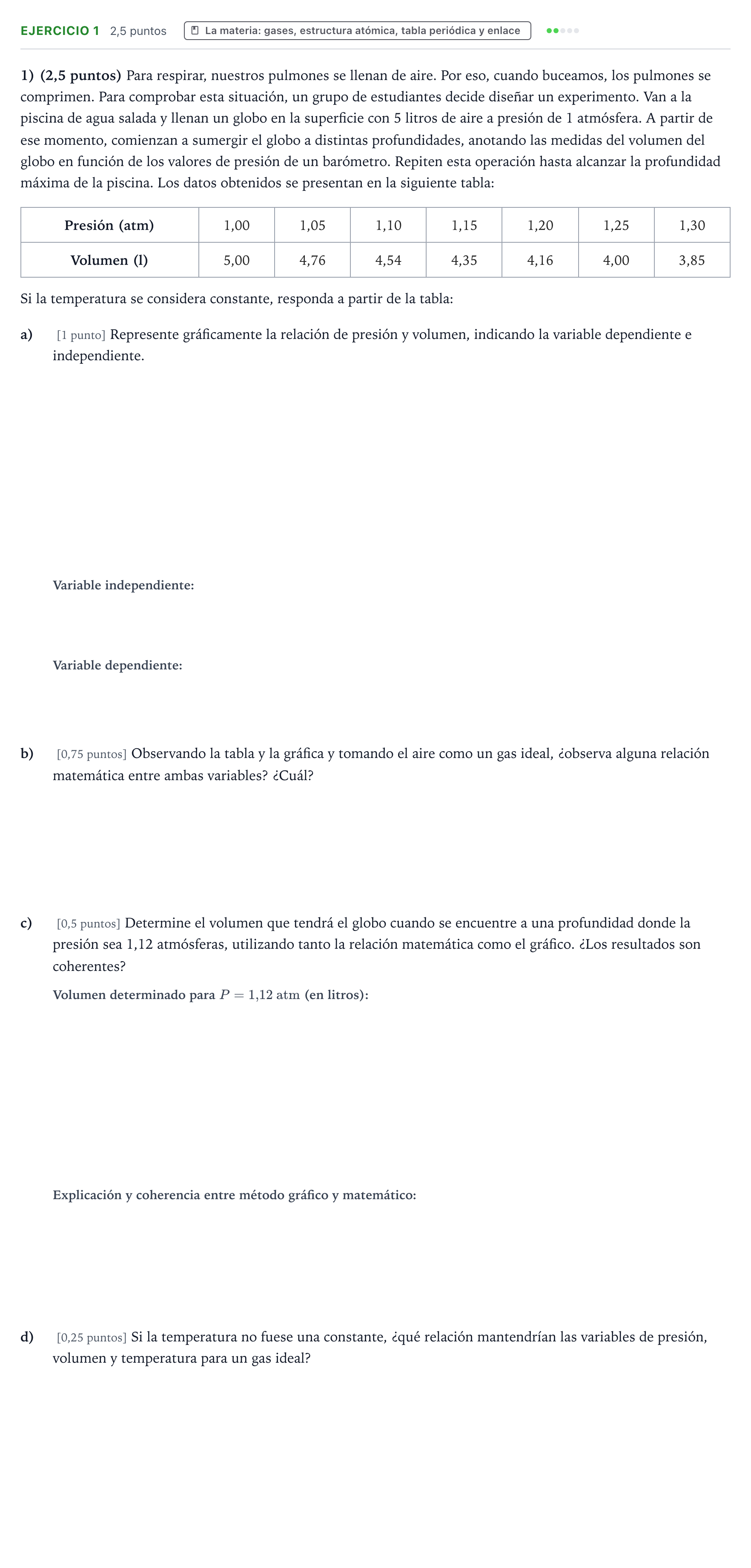 Enunciado: Problema 1 · Ciencias Generales PAU Aragón Ordinaria 2024
