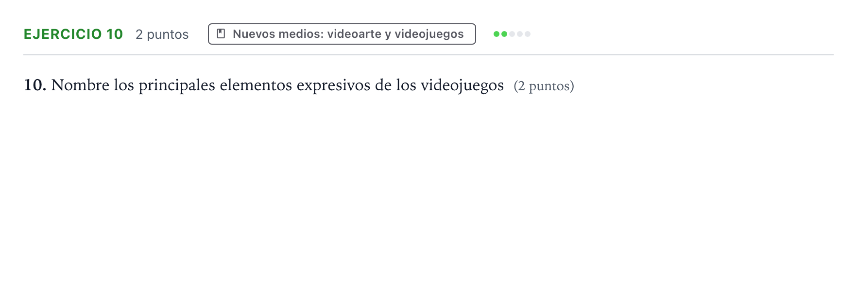 Enunciado: Problema 10 · Movimientos Culturales y Artísticos PAU Aragón Ordinaria 2024