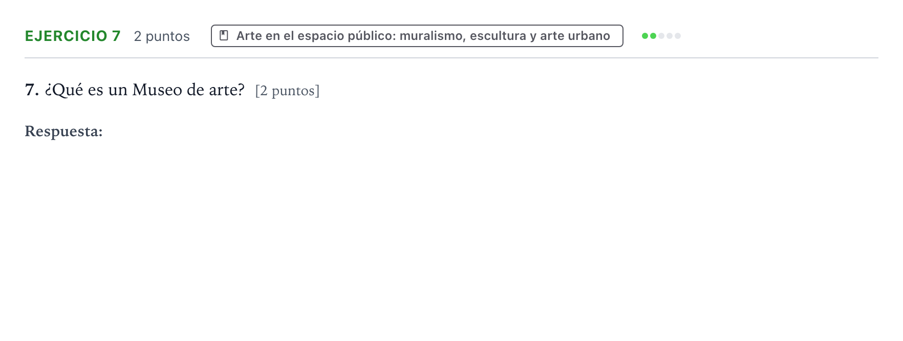 Enunciado: Problema 7 · Movimientos Culturales y Artísticos PAU Aragón Ordinaria 2024