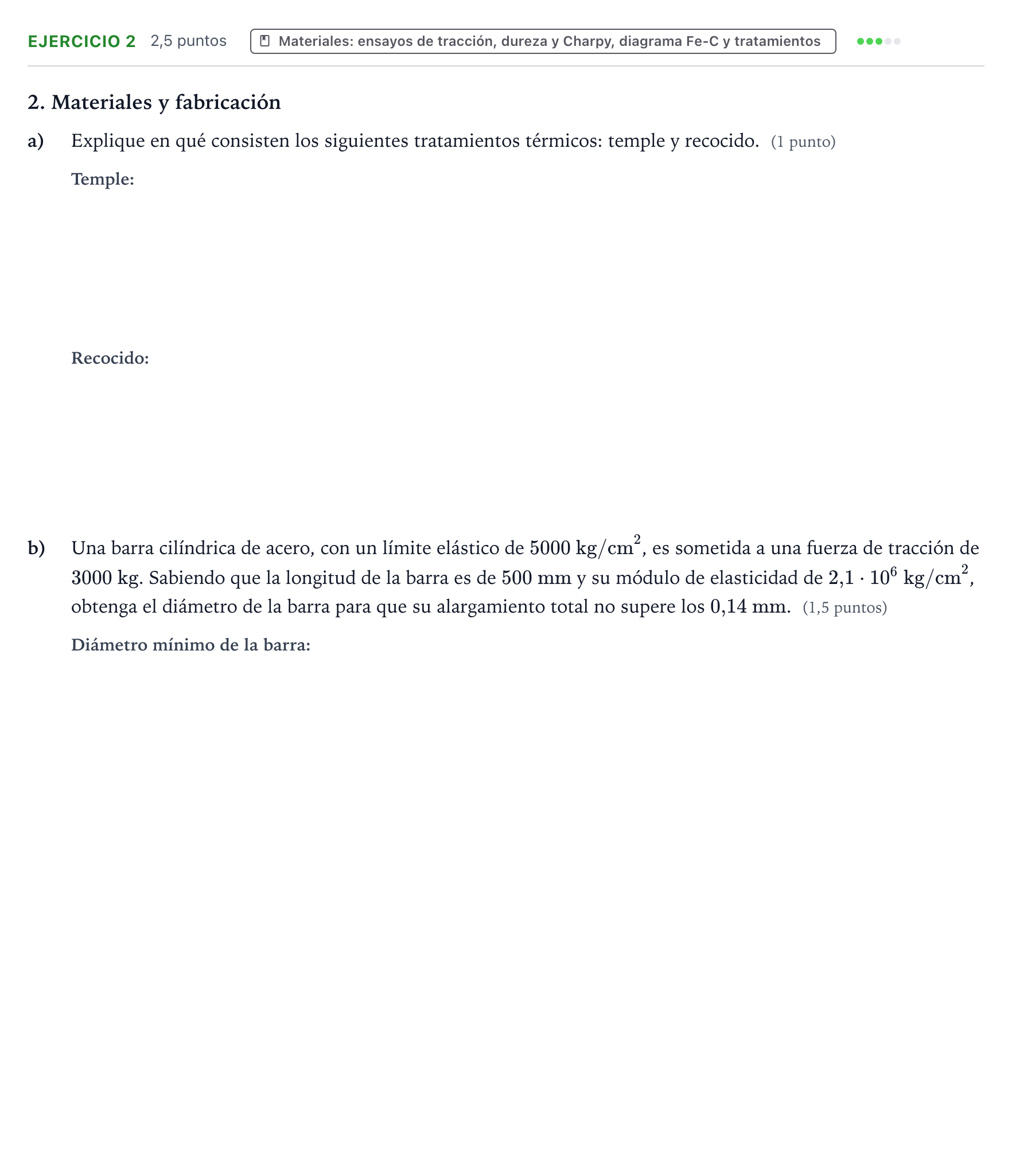 Enunciado: Problema 2 · Tecnología e Ingeniería II PAU Aragón Extraordinaria 2024