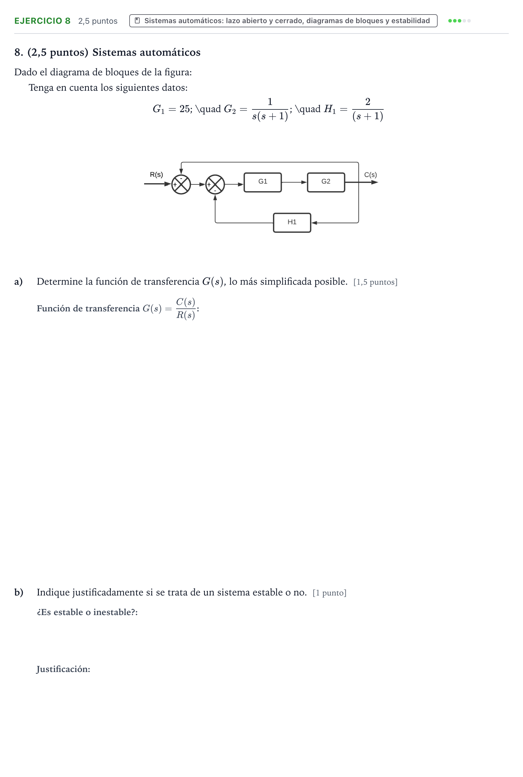 Enunciado: Problema 8 · Tecnología e Ingeniería II PAU Aragón Ordinaria 2024