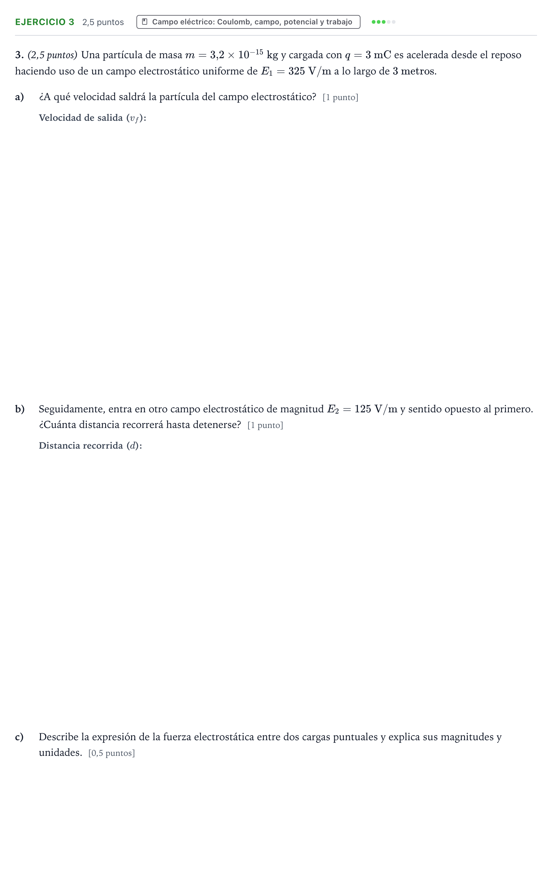 Enunciado: Problema 3 · Física PAU Aragón Ordinaria 2023