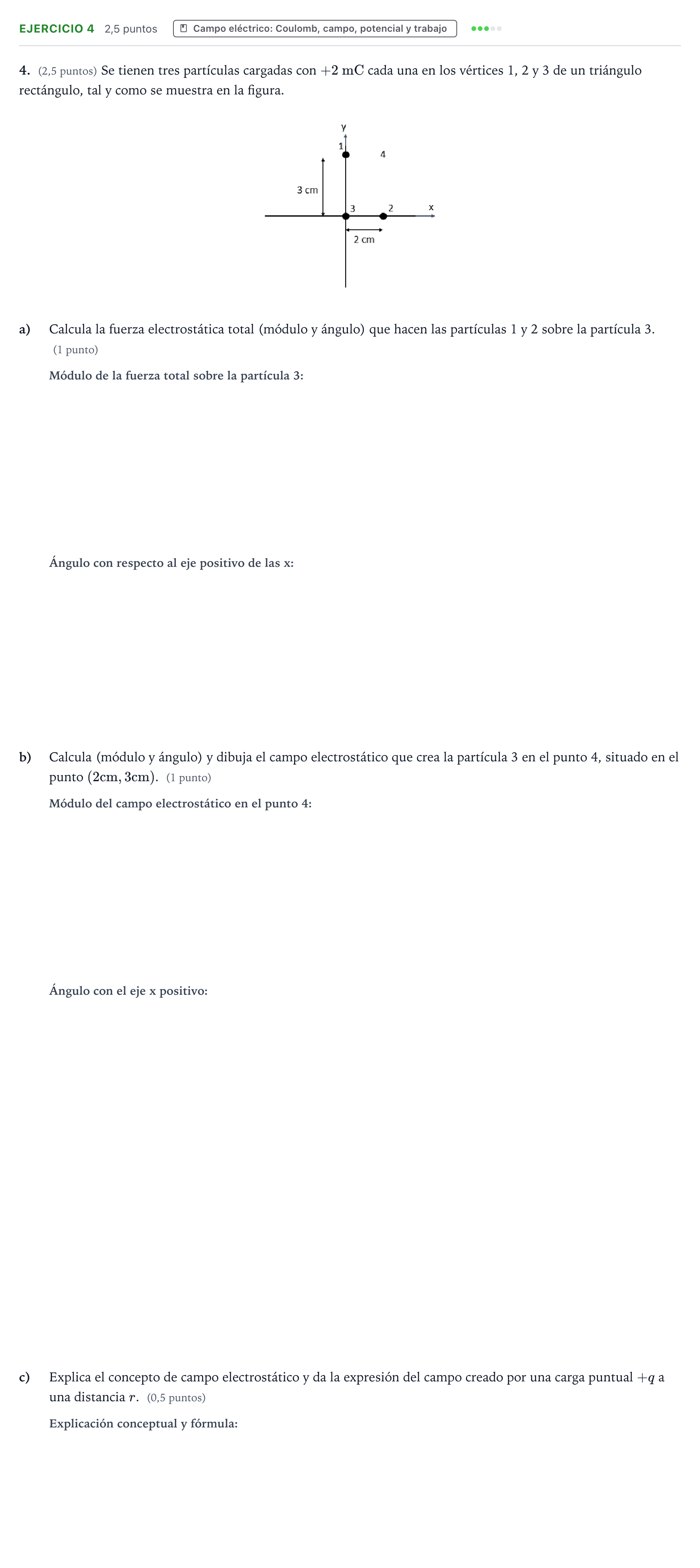 Enunciado: Problema 4 · Física PAU Aragón Extraordinaria 2023