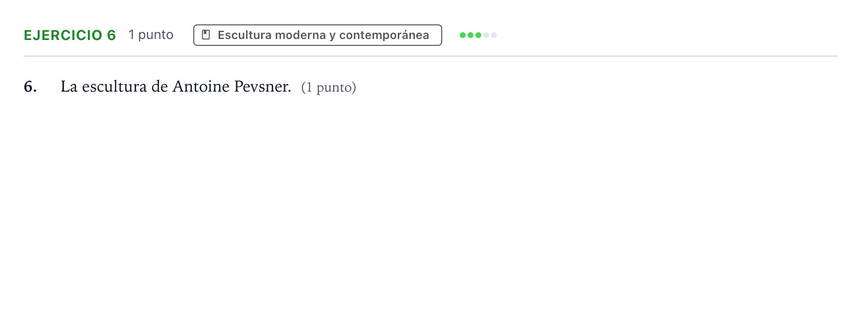 Enunciado: Problema 6 · Fundamentos Artísticos PAU Aragón Extraordinaria 2023