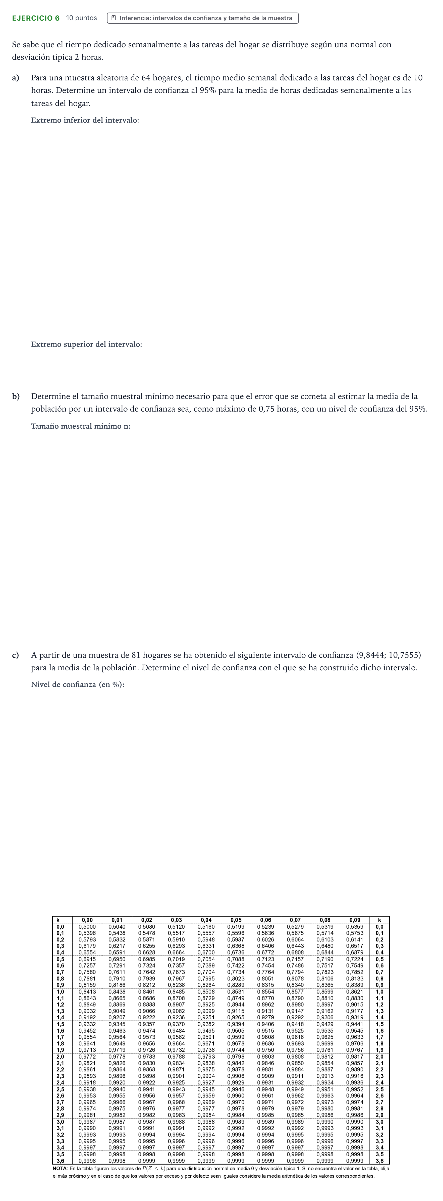 Enunciado: Problema 6 · Matemáticas aplicadas a las Ciencias Sociales II PAU Aragón Ordinaria 2023