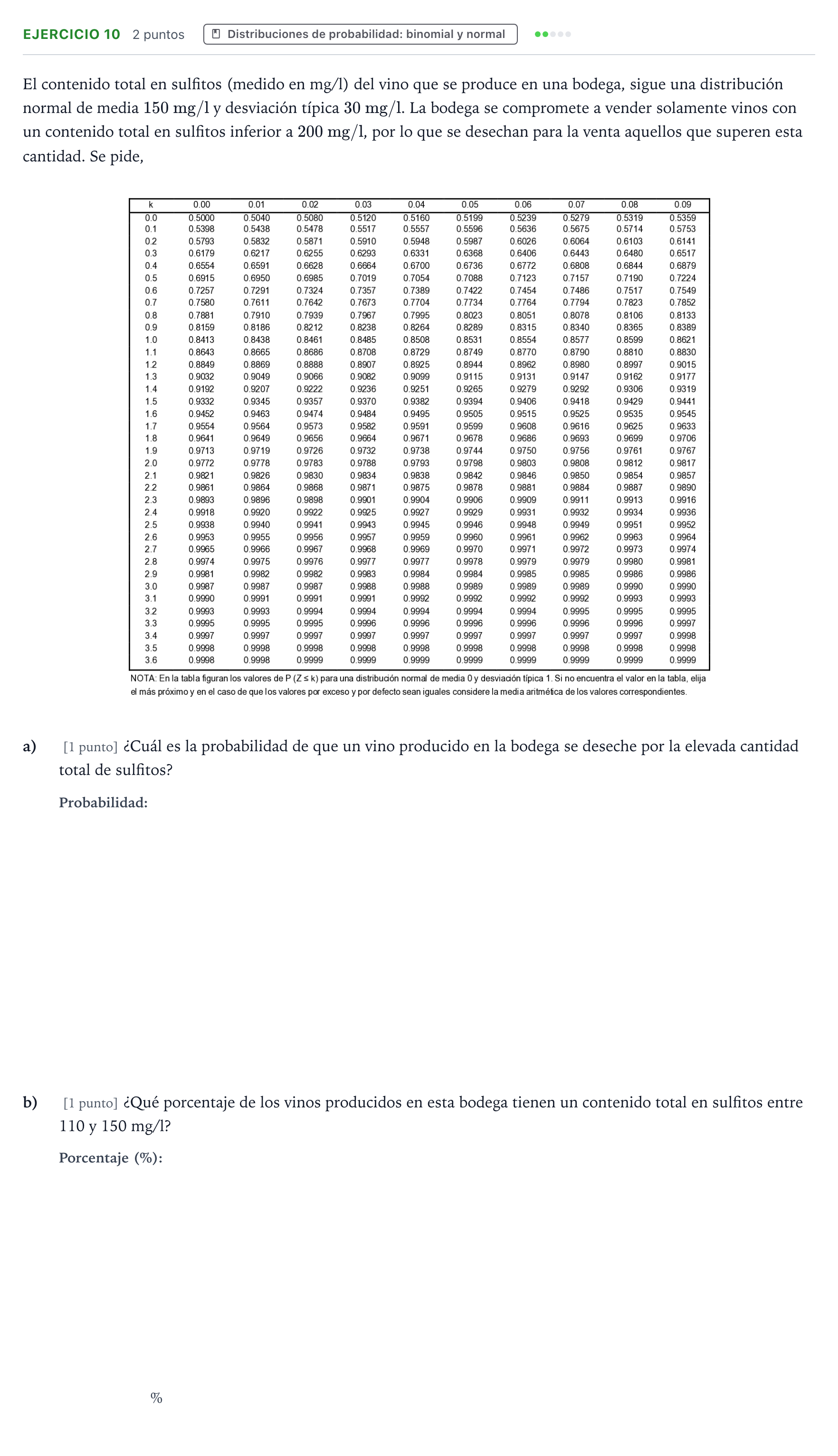 Enunciado: Problema 10 · Matemáticas II PAU Aragón Ordinaria 2023
