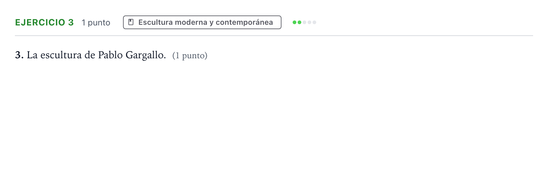 Enunciado: Problema 3 · Fundamentos Artísticos PAU Aragón Extraordinaria 2022