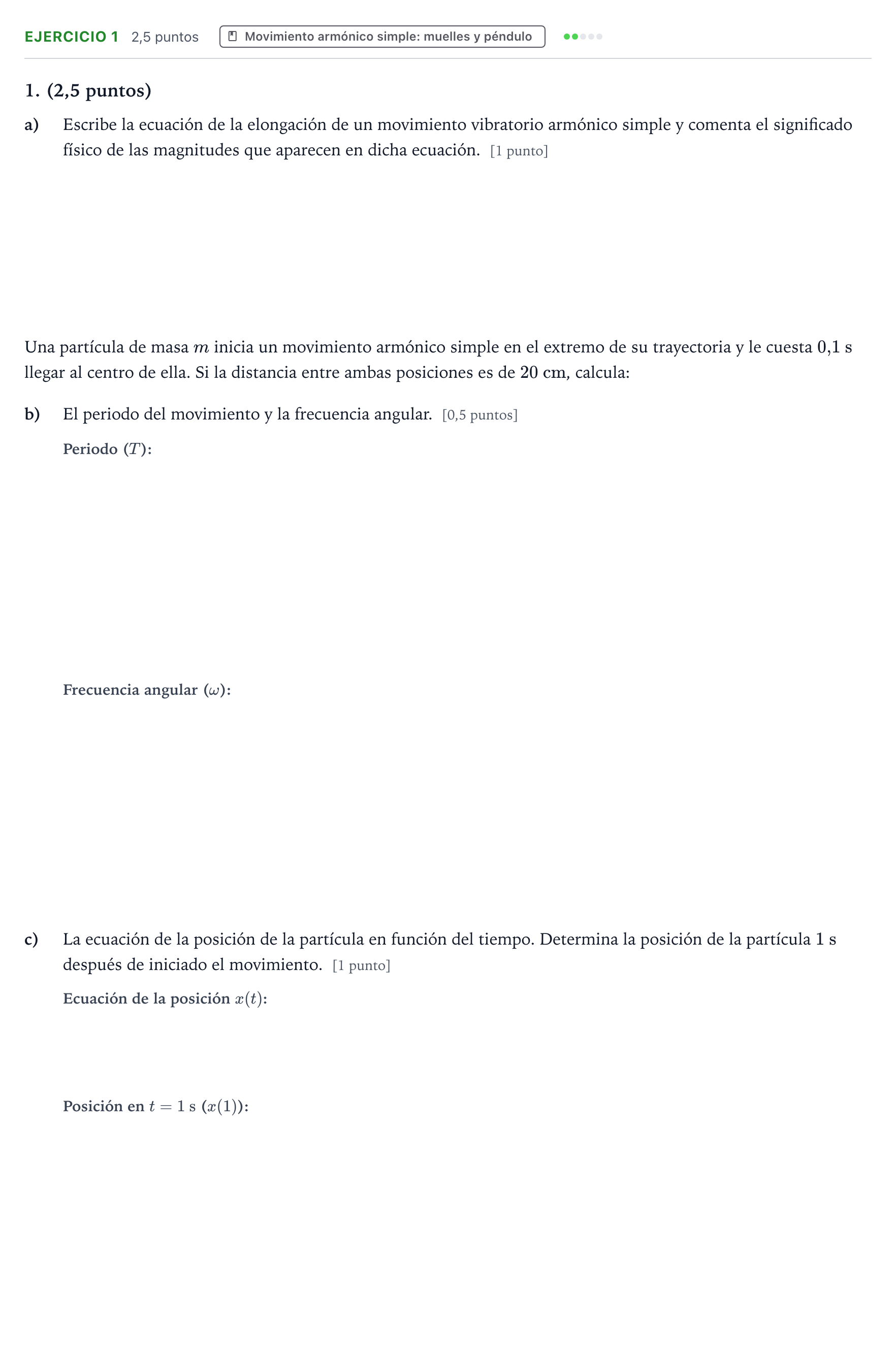 Enunciado: Problema 1 · Física PAU Aragón Ordinaria 2022