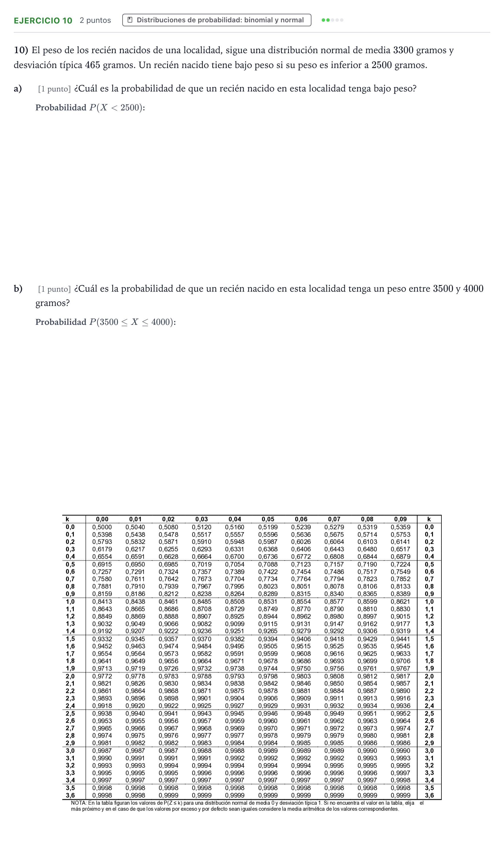Enunciado: Problema 10 · Matemáticas II PAU Aragón Ordinaria 2022