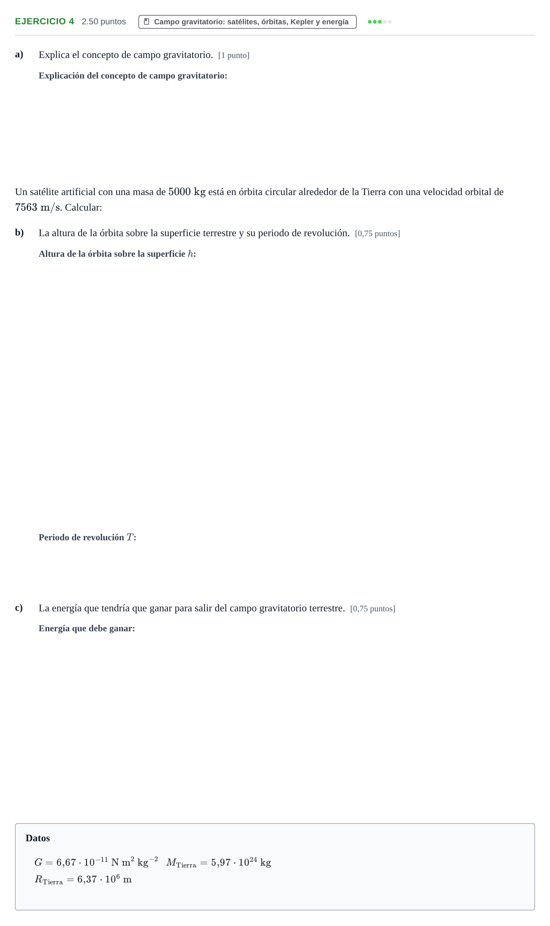 Enunciado: Problema 4 · Física PAU Aragón Ordinaria 2021