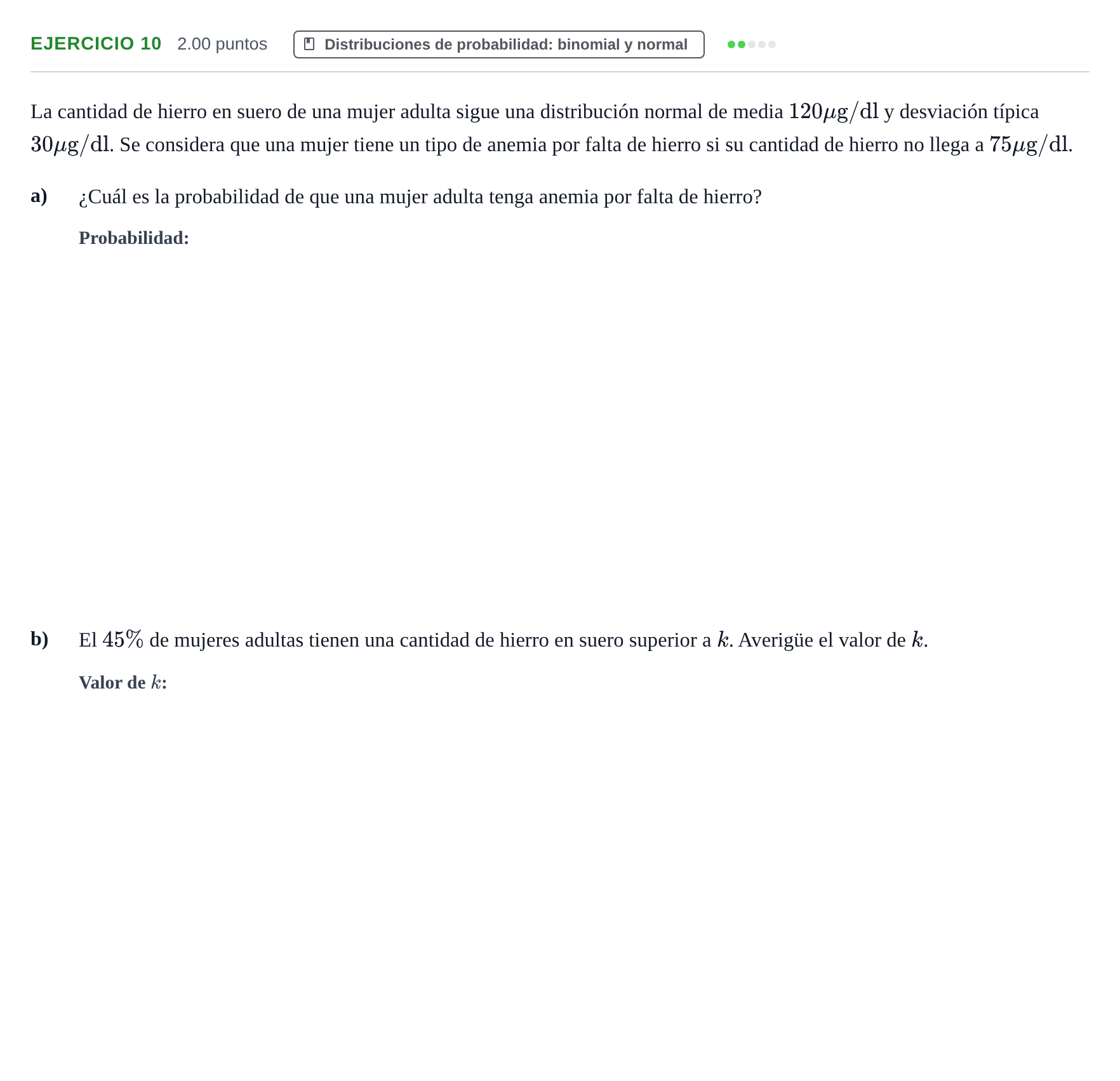 Enunciado: Problema 10 · Matemáticas II PAU Aragón Ordinaria 2021