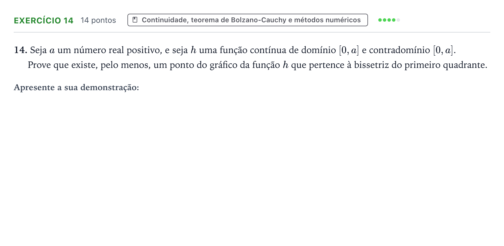 Enunciado: Exercício 14 · Exame Nacional Matemática A 2.ª fase 2025
