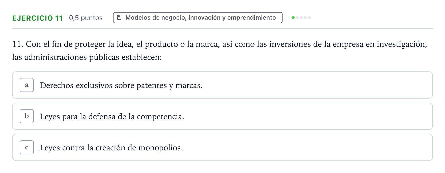Enunciado: Problema 11 · Empresa y Diseño de Modelos de Negocio PAU Castilla y León Ordinaria 2025