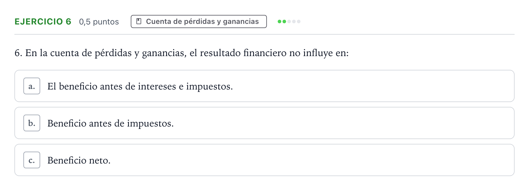 Enunciado: Problema 6 · Empresa y Diseño de Modelos de Negocio PAU Castilla y León Ordinaria 2025