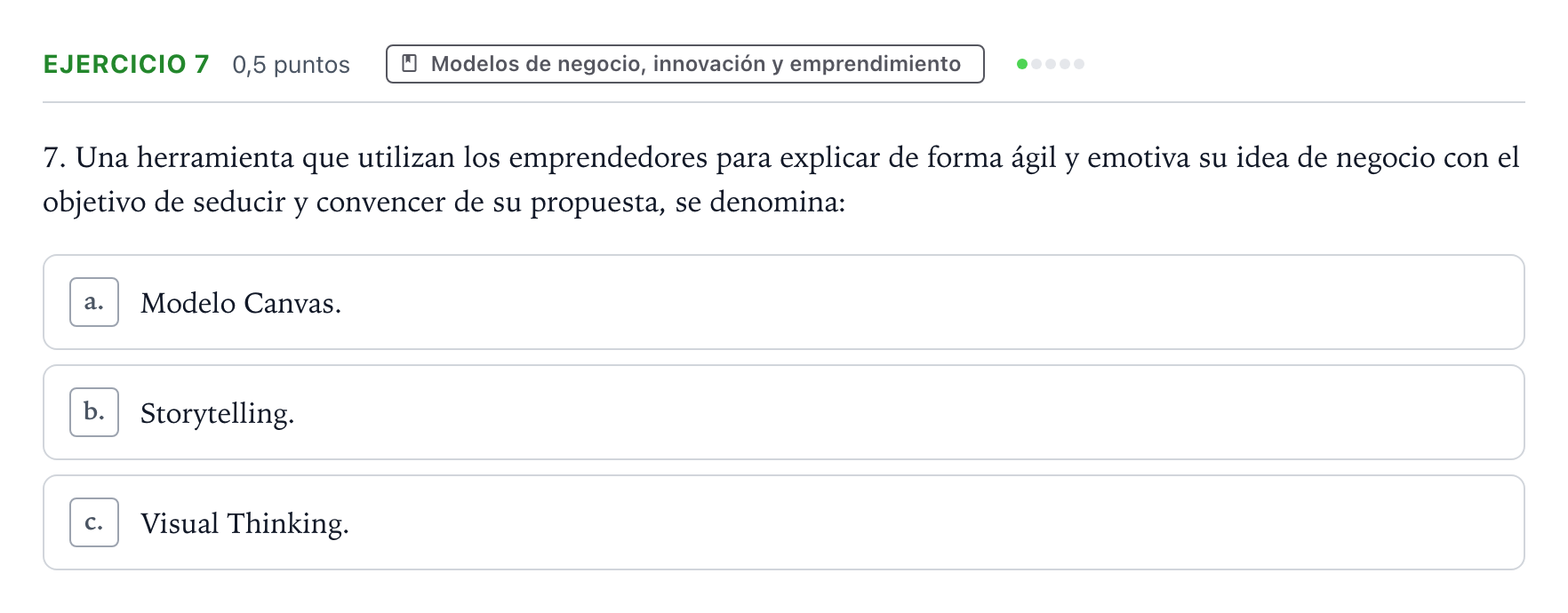 Enunciado: Problema 7 · Empresa y Diseño de Modelos de Negocio PAU Castilla y León Ordinaria 2025