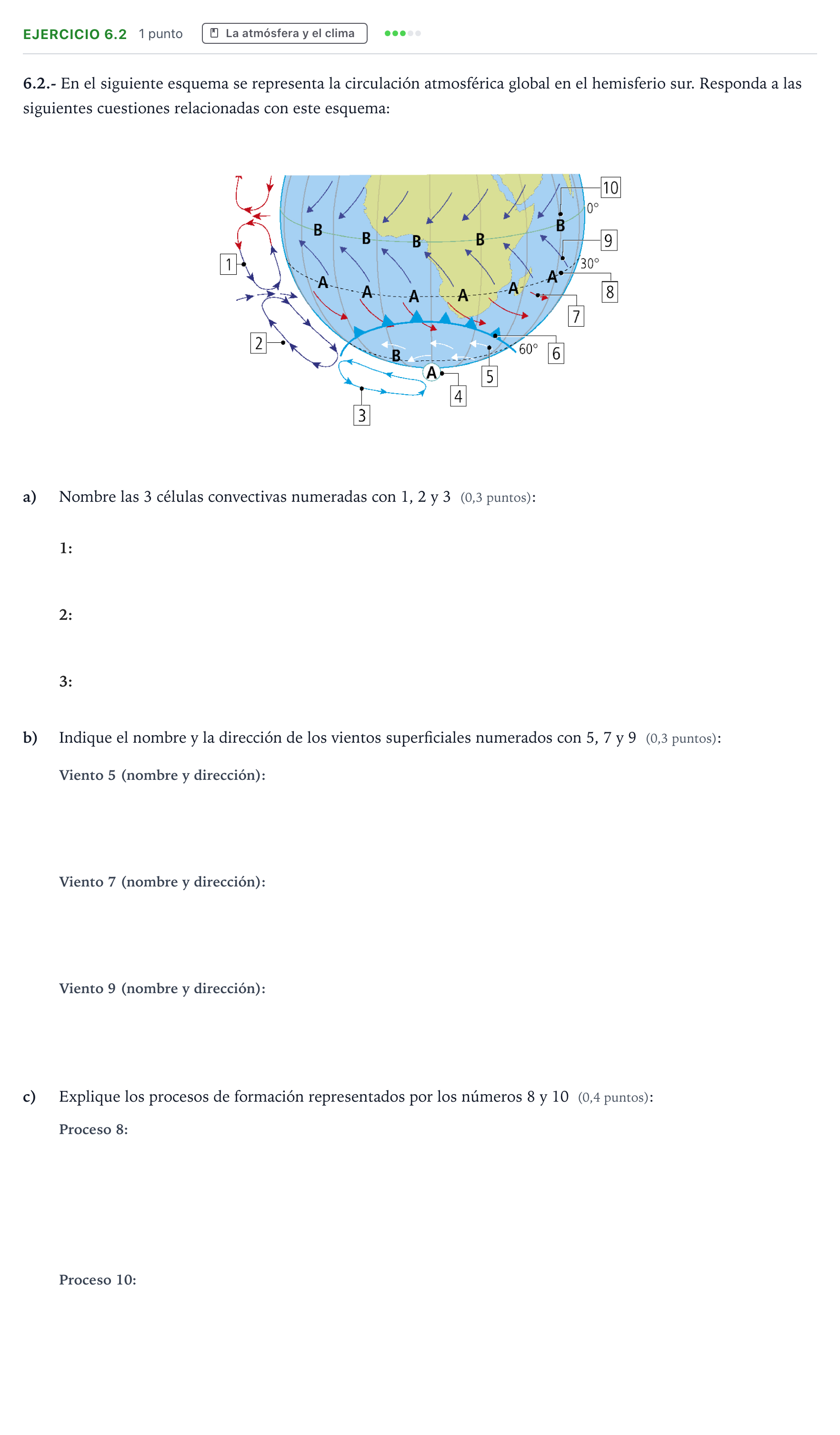 Enunciado: Ejercicio 6.2 · Geología y Ciencias Ambientales PAU Castilla y León Ordinaria 2025