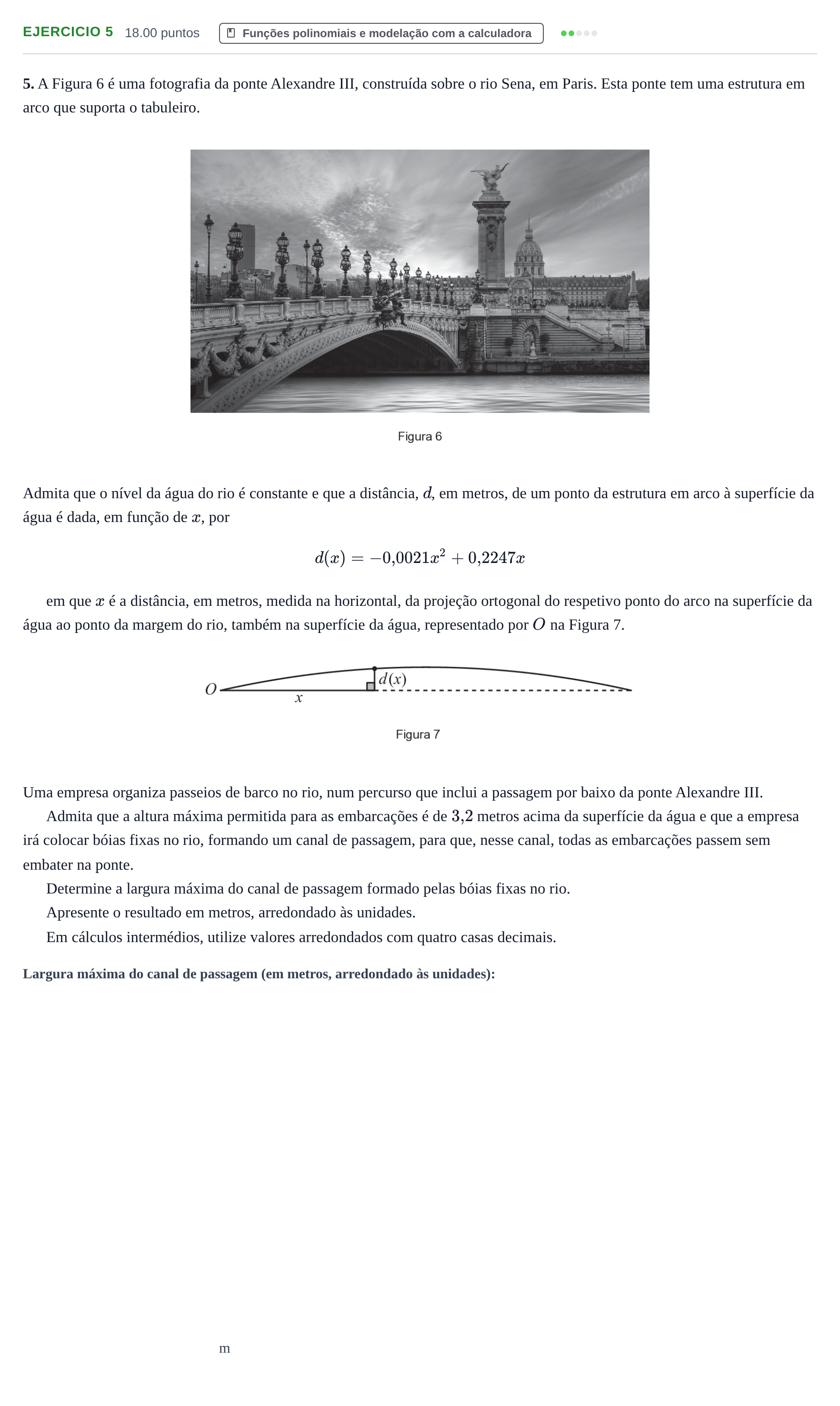 Enunciado: Exercício 5 · Exame Nacional Matemática B Época especial 2025