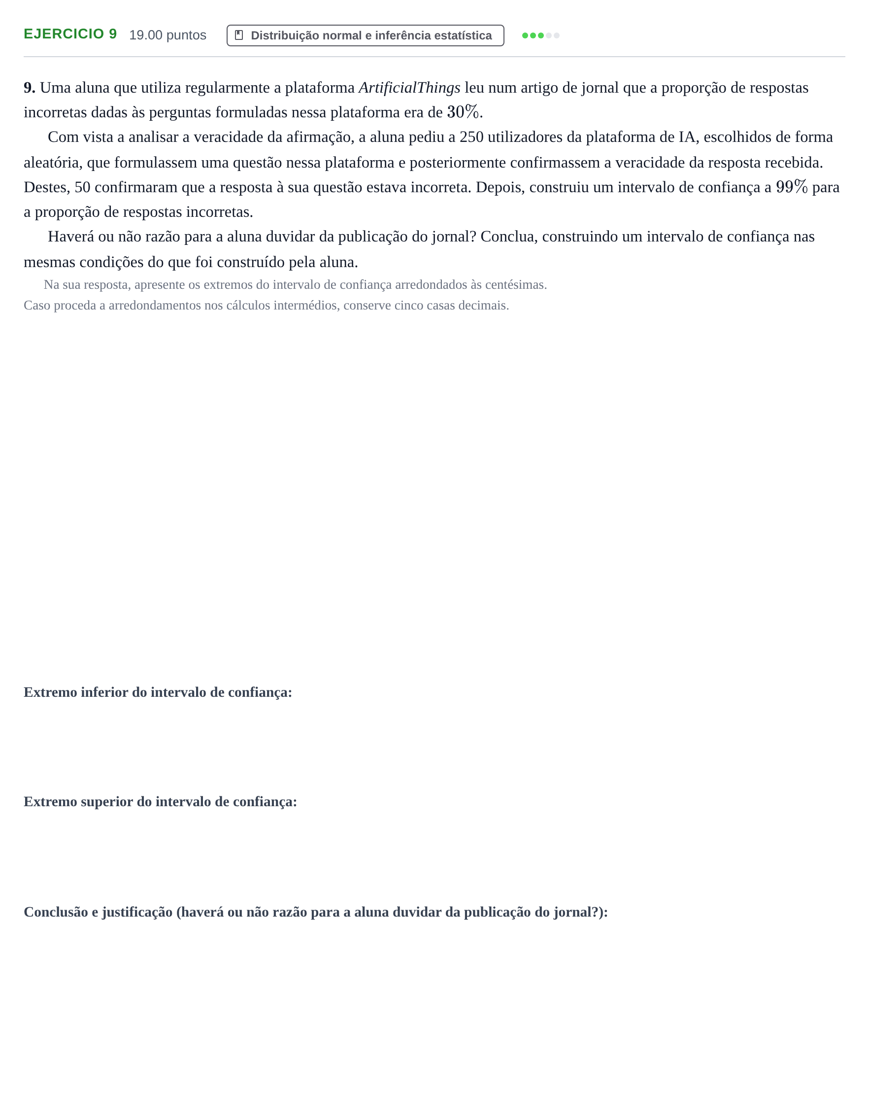 Enunciado: Exercício 9 · Exame Nacional Matemática Aplicada às Ciências Sociais Época especial 2025