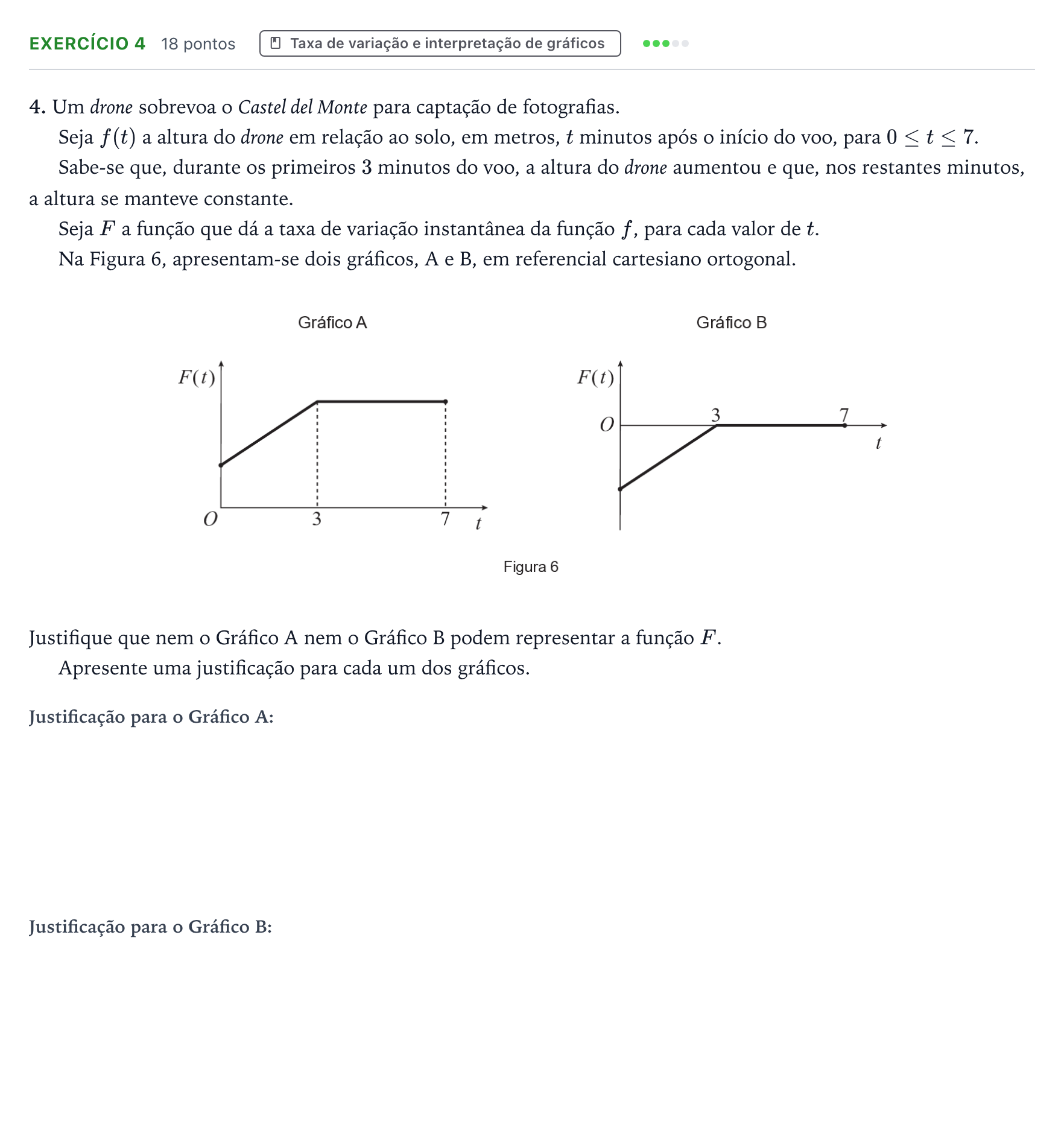 Enunciado: Exercício 4 · Exame Nacional Matemática B 1.ª fase 2025