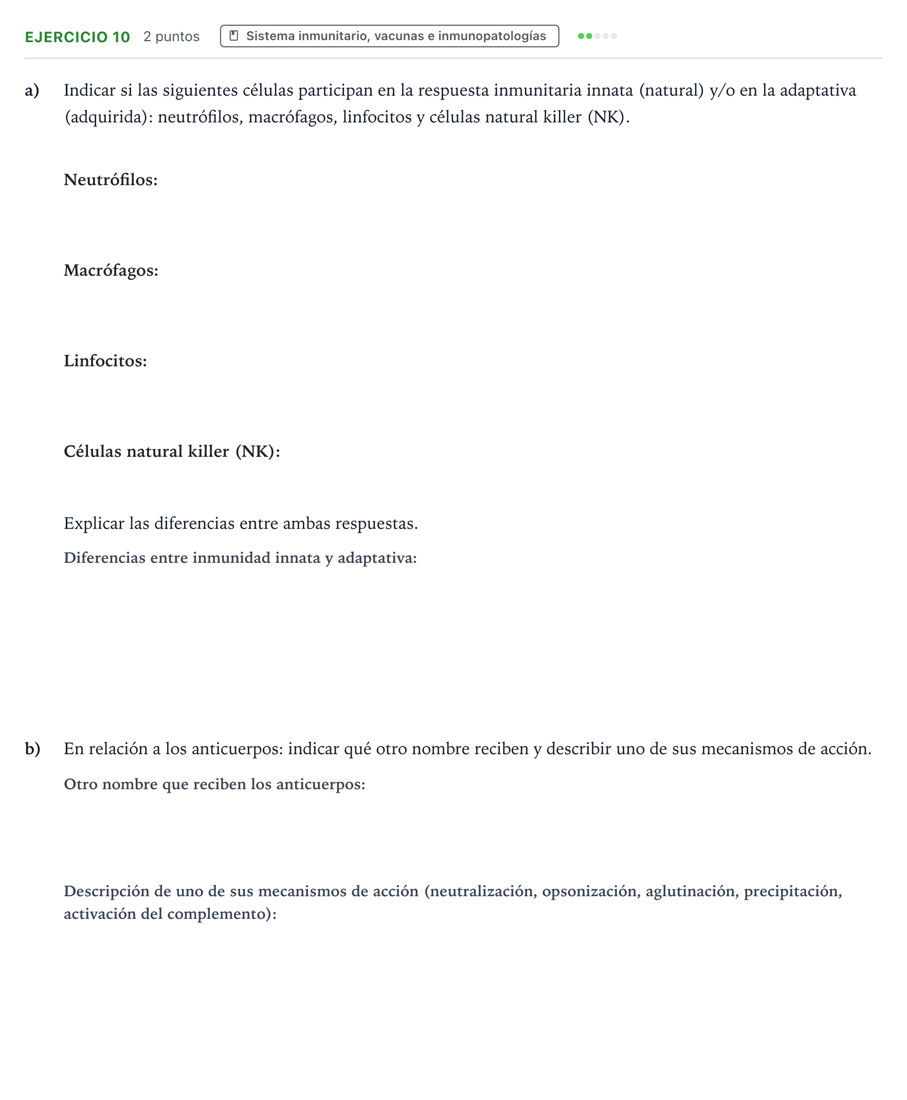 Enunciado: Problema 10 · Biología PAU Castilla y León Extraordinaria 2024