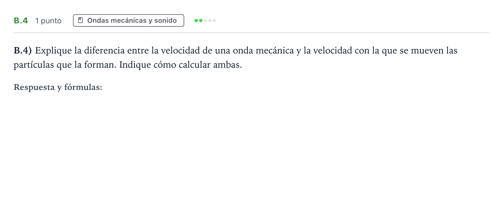 Enunciado: Ejercicio B.4 · Física PAU Castilla y León Extraordinaria 2024