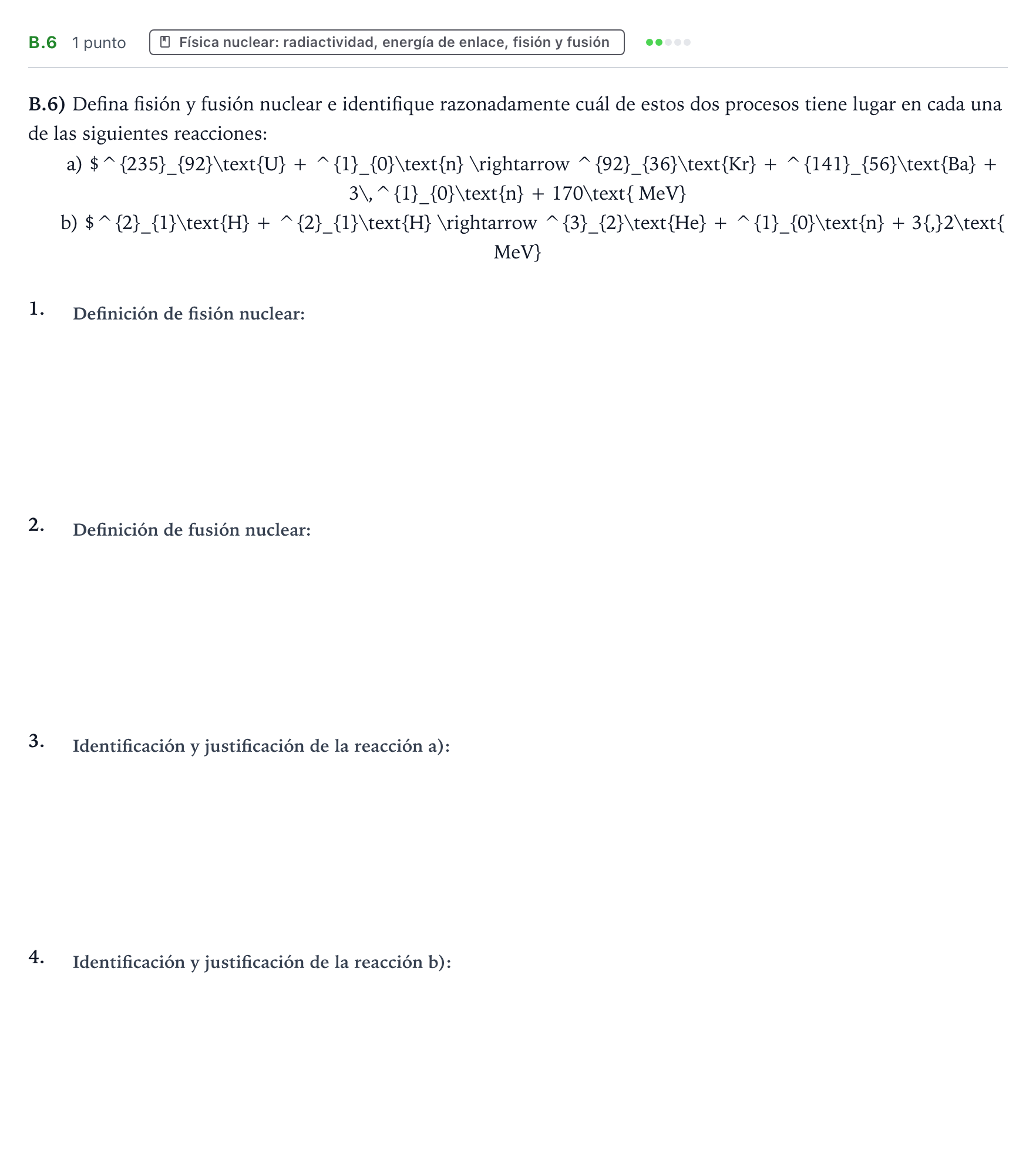 Enunciado: Ejercicio B.6 · Física PAU Castilla y León Ordinaria 2024
