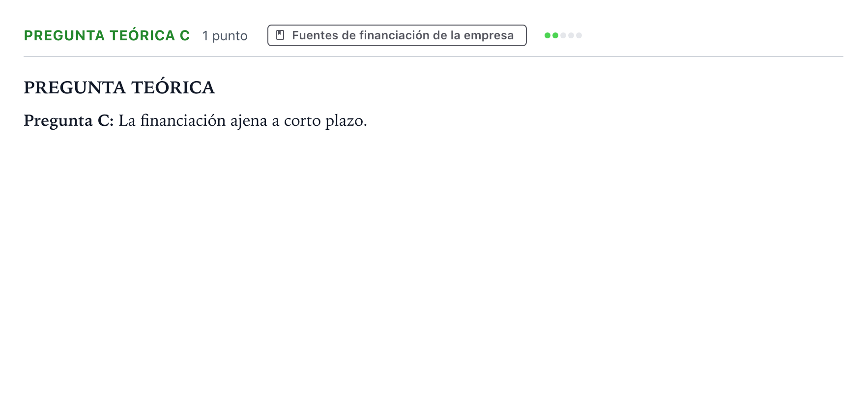 Enunciado: Pregunta Teórica C · Empresa y Diseño de Modelos de Negocio PAU Castilla y León Ordinaria 2024