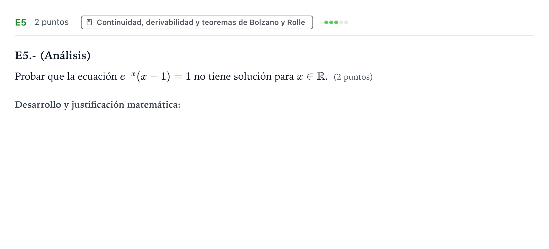 Enunciado: Ejercicio E5 · Matemáticas II PAU Castilla y León Ordinaria 2024