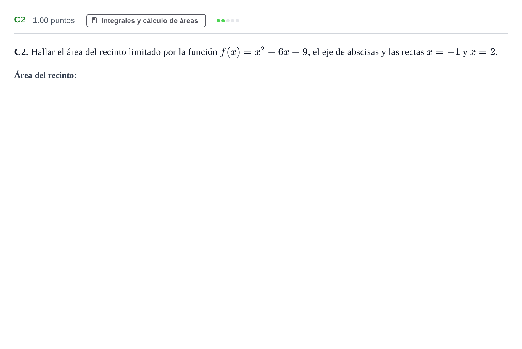 Enunciado: Ejercicio C2 · Matemáticas aplicadas a las Ciencias Sociales II PAU Castilla y León Ordinaria (Fase Mejora de Nota) 2024