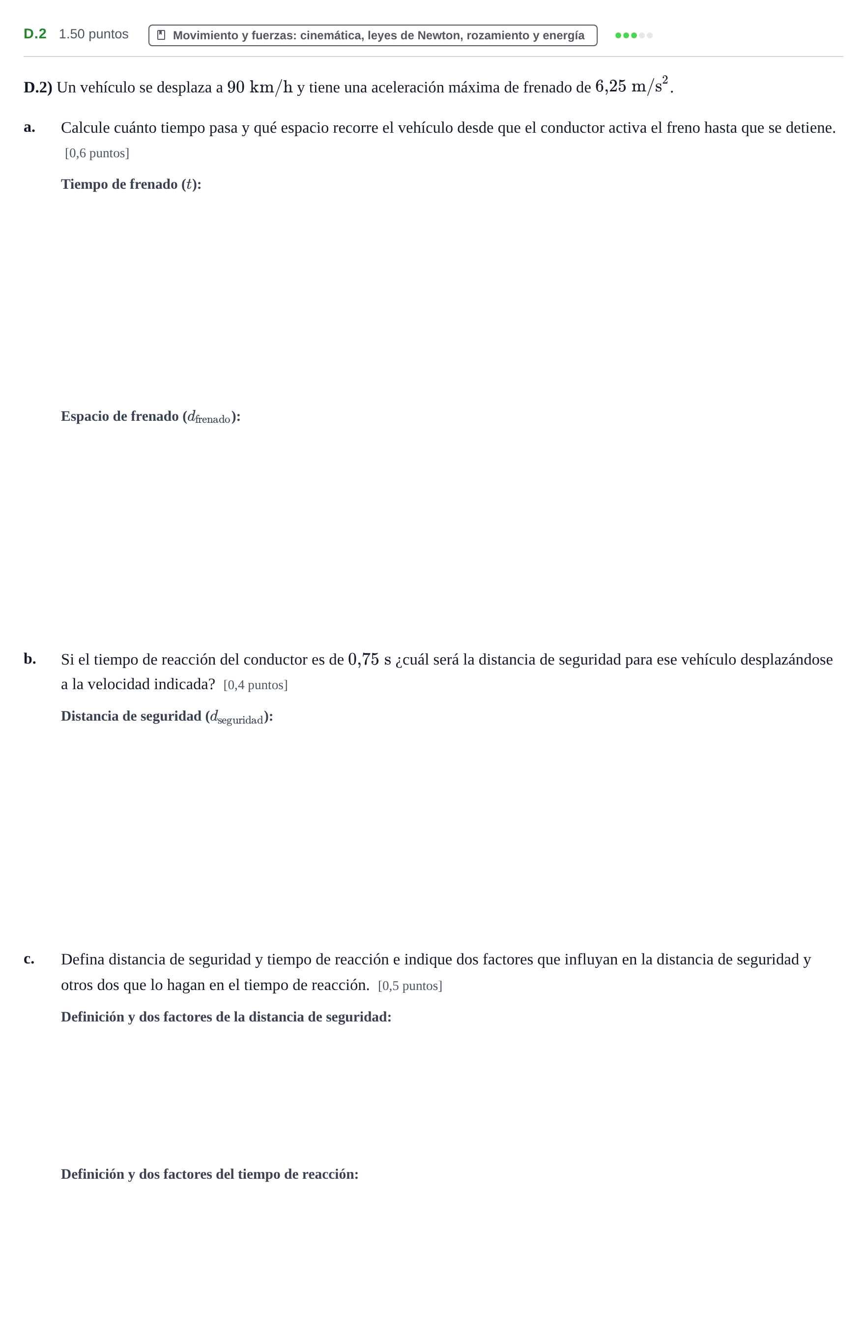 Enunciado: Ejercicio D.2 · Ciencias Generales PAU Castilla y León Ordinaria (Fase Mejora de Nota) 2024
