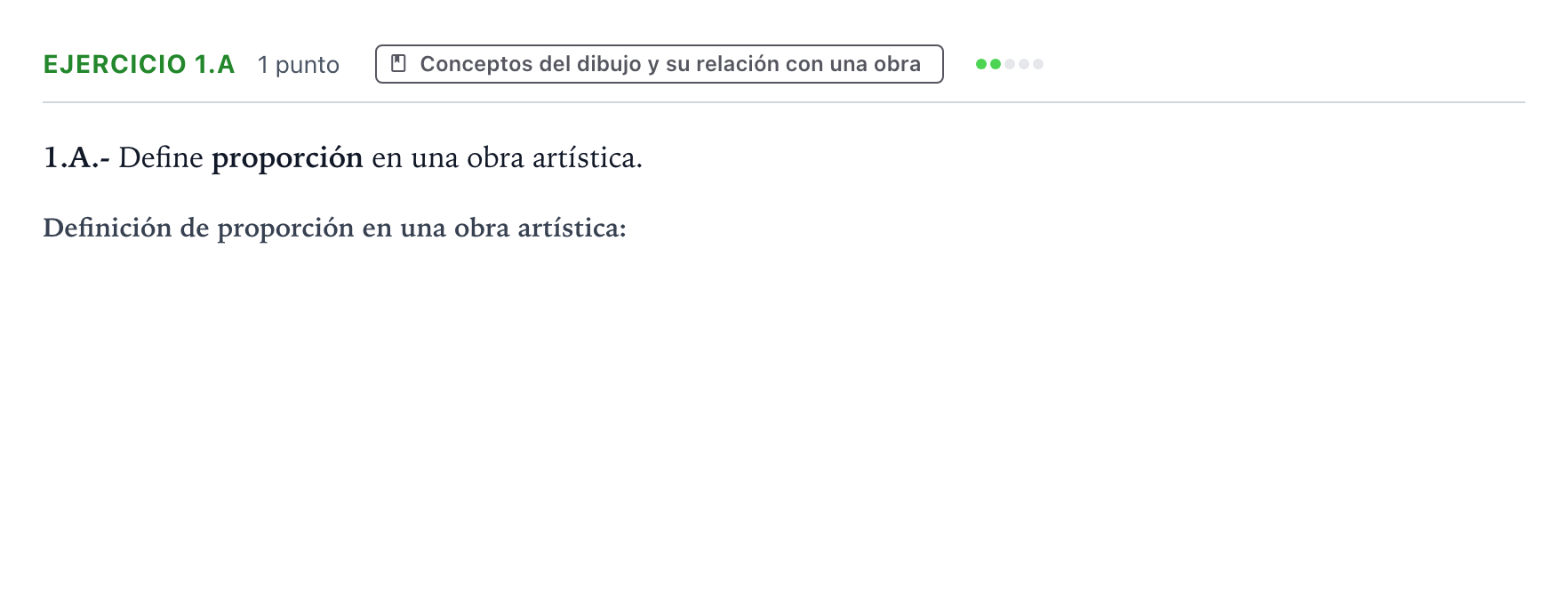 Enunciado: Ejercicio 1.A · Dibujo Artístico II PAU Castilla y León Ordinaria (Fase Mejora de Nota) 2024
