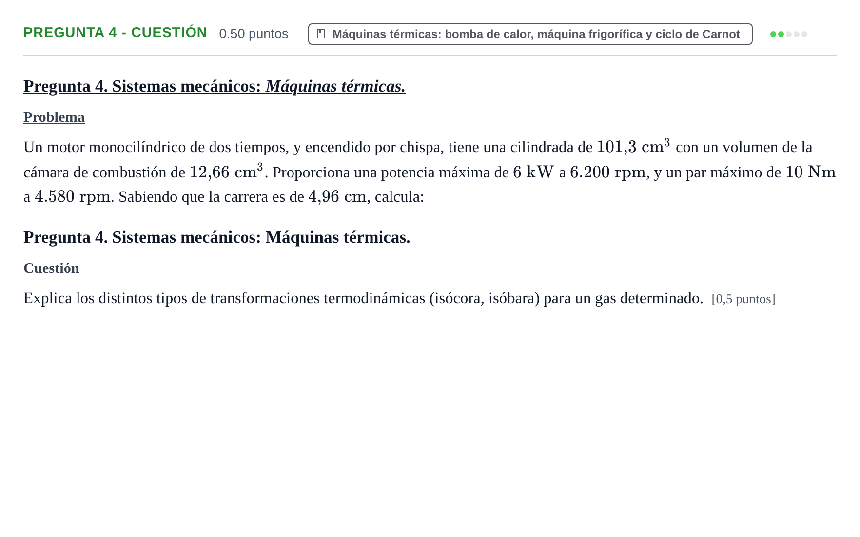 Enunciado: Pregunta 4 - Cuestión · Tecnología e Ingeniería II PAU Castilla y León Extraordinaria 2024