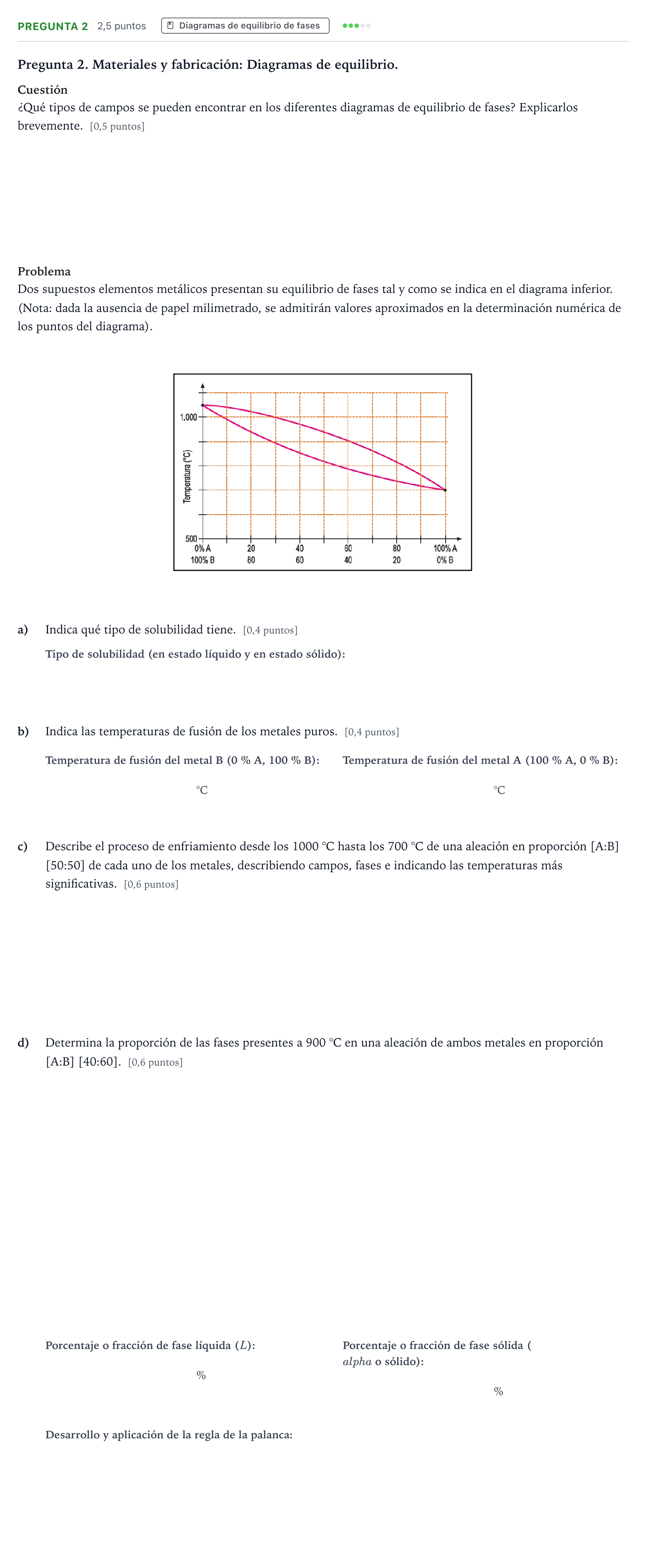 Enunciado: Pregunta 2 · Tecnología e Ingeniería II PAU Castilla y León Ordinaria 2024