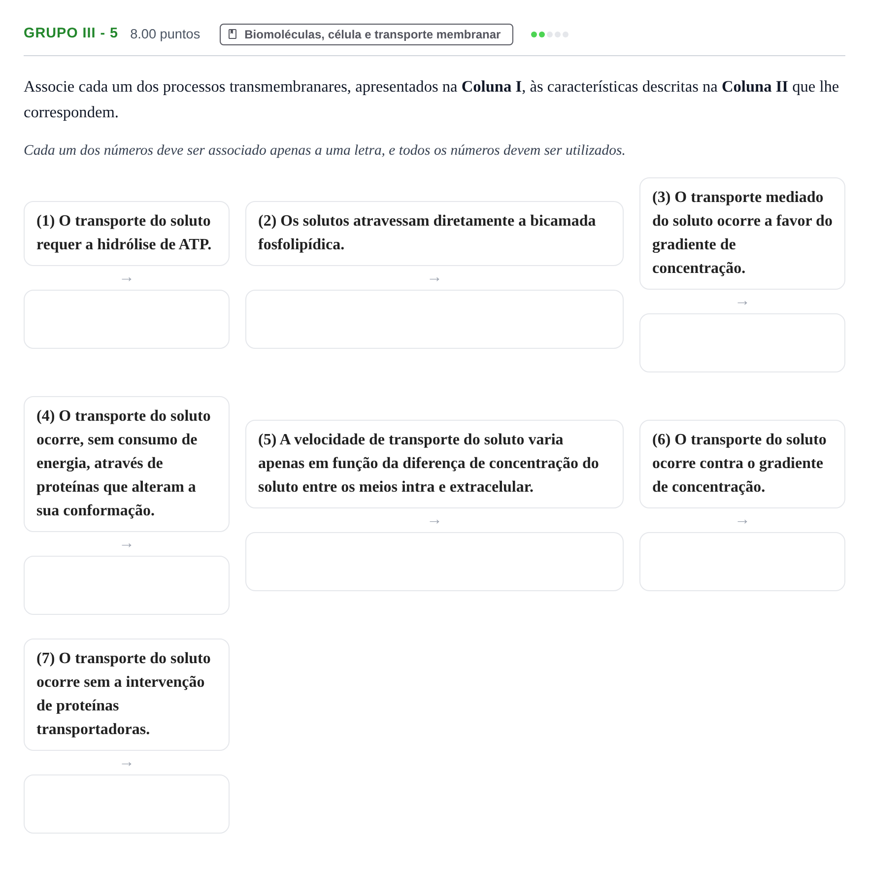 Enunciado: Grupo III - 5 · Exame Nacional Biologia e Geologia 2.ª fase 2024