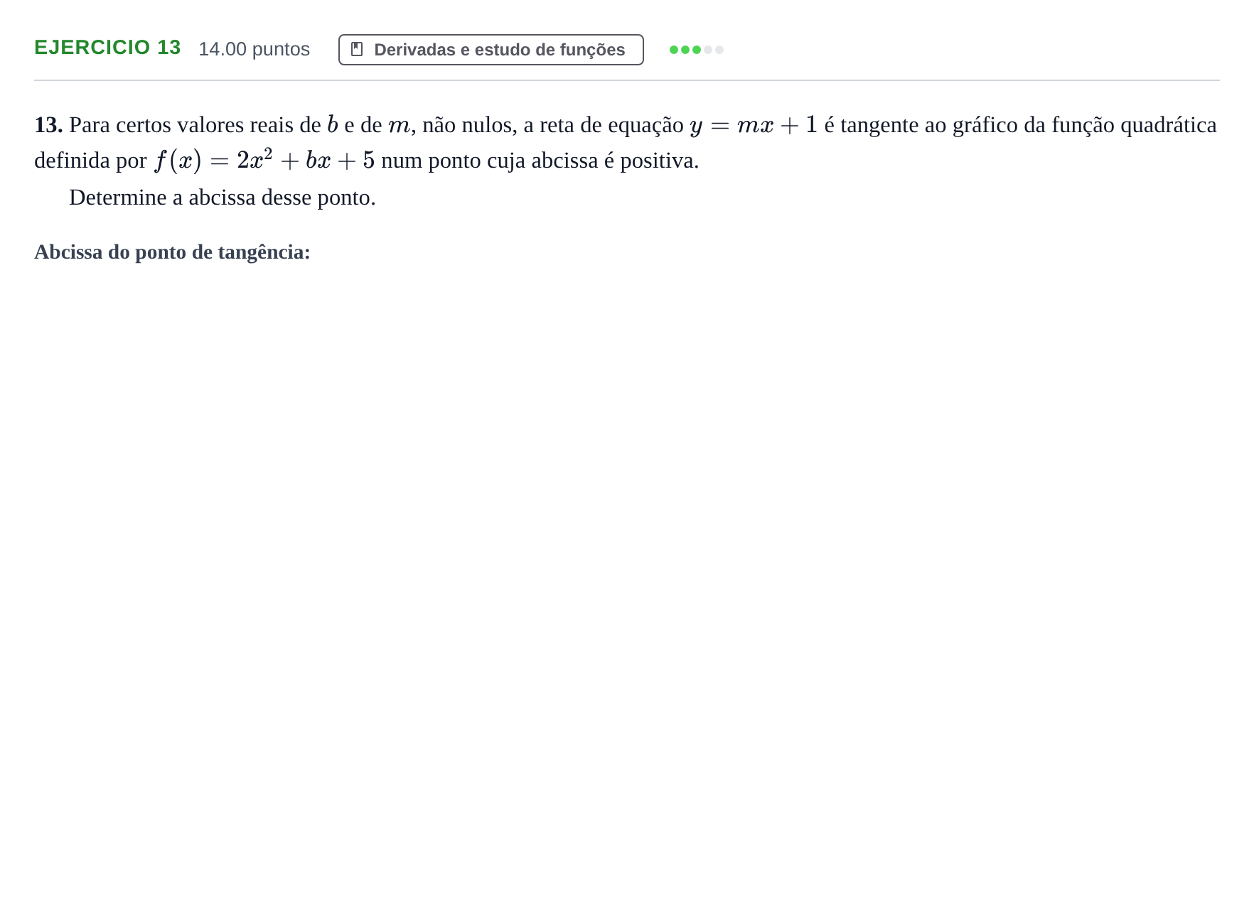 Enunciado: Exercício 13 · Exame Nacional Matemática A 1.ª fase 2024