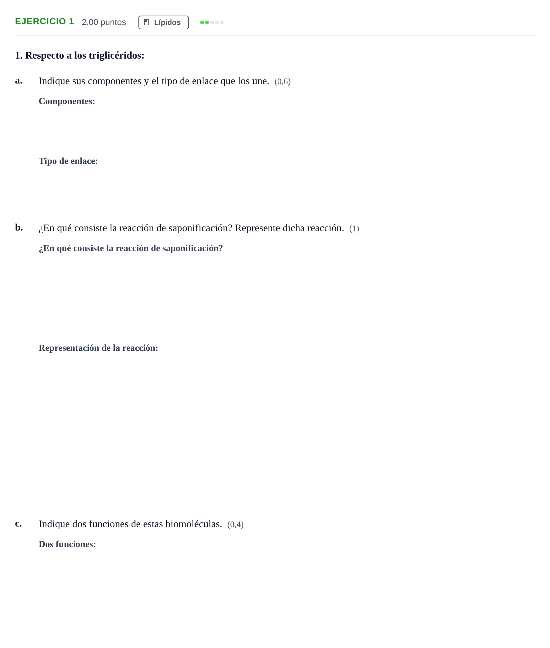 Enunciado: Problema 1 · Biología PAU Castilla y León Ordinaria 2023
