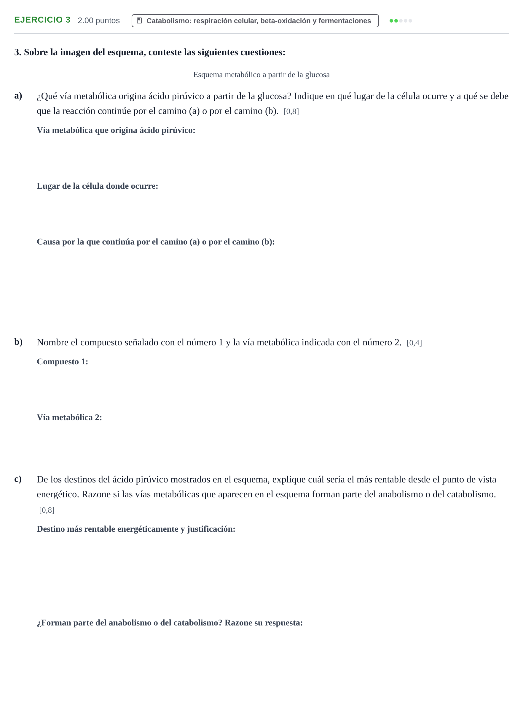Enunciado: Problema 3 · Biología PAU Castilla y León Ordinaria 2023