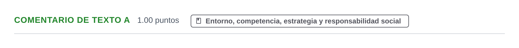 Enunciado: Ejercicio Comentario de Texto A · Empresa y Diseño de Modelos de Negocio PAU Castilla y León Ordinaria 2023
