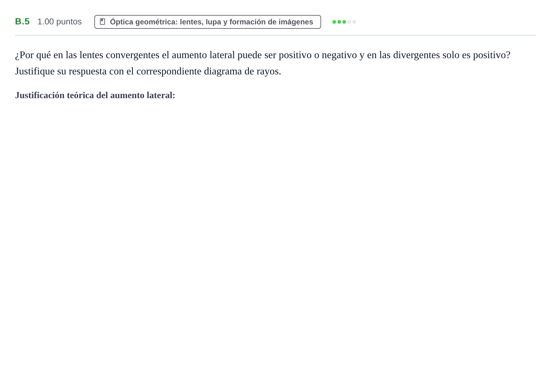 Enunciado: Ejercicio B.5 · Física PAU Castilla y León Ordinaria 2023