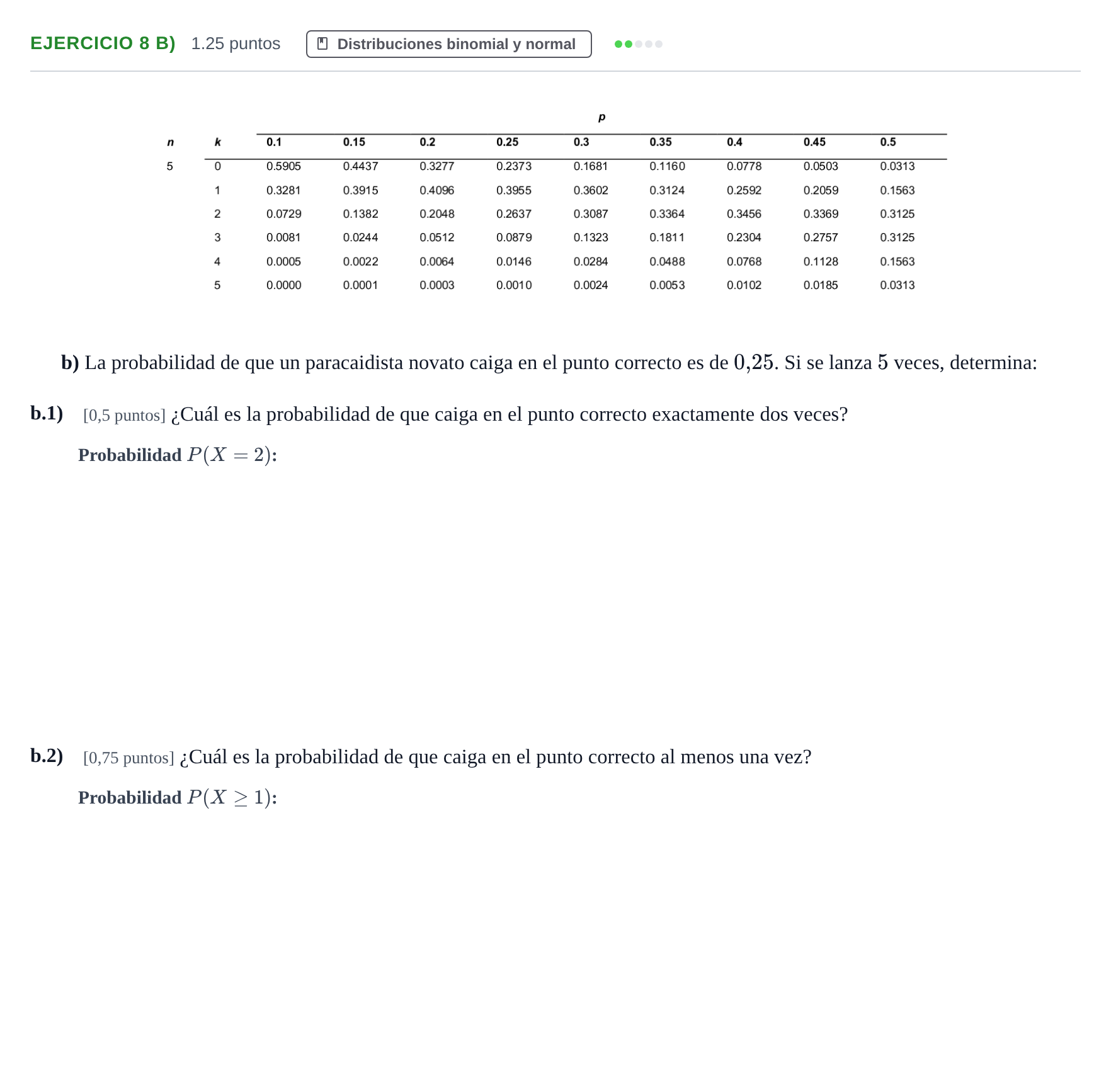 Enunciado: Ejercicio 8 b) · Matemáticas II PAU Castilla-La Mancha Extraordinaria 2024
