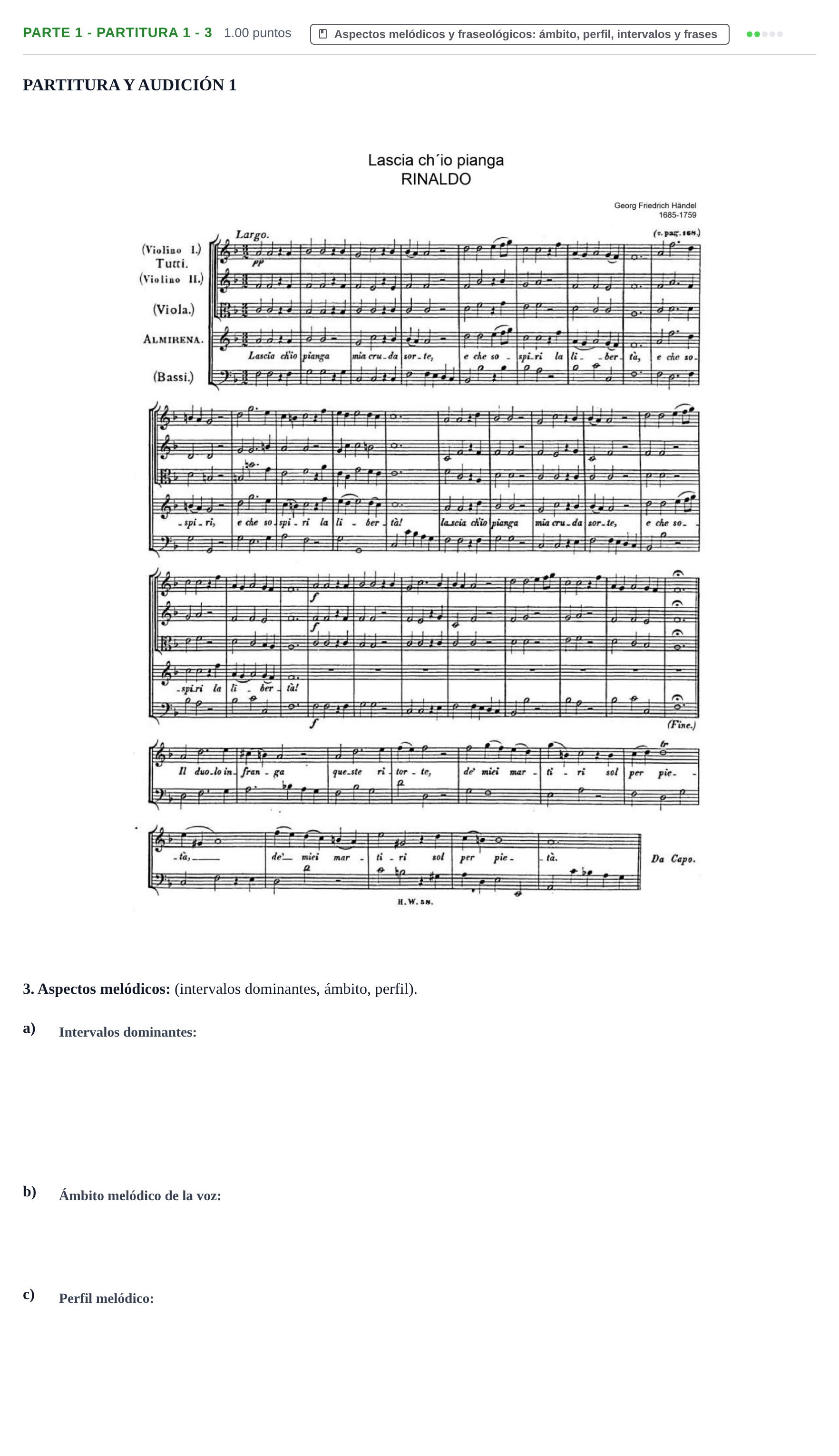 Enunciado: Ejercicio Parte 1 - Partitura 1 - 3 · Análisis Musical II PAU Castilla-La Mancha Ordinaria 2024