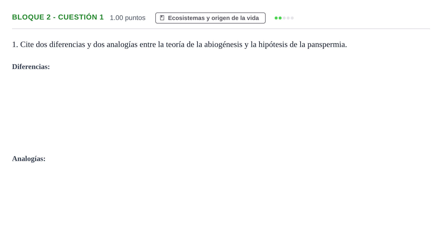 Enunciado: Bloque 2 - Cuestión 1 · Ciencias Generales PAU Castilla-La Mancha Ordinaria 2024